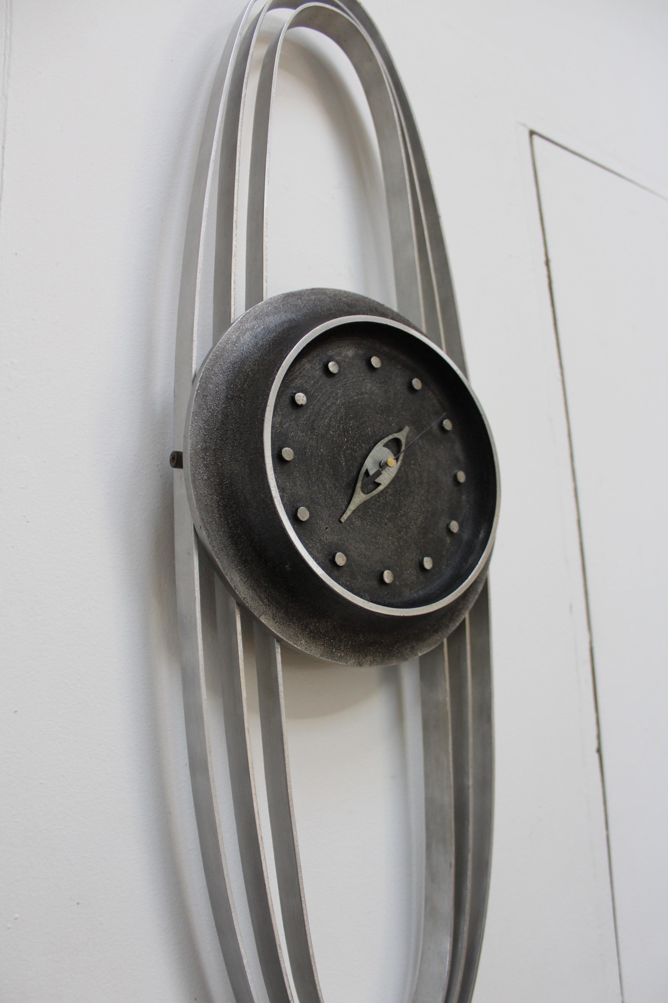 Paolo Rizzato Aluminum Wall Clock 1