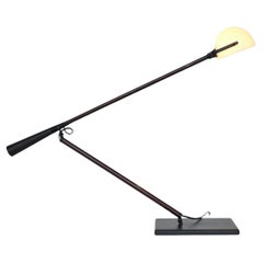 Paolo Rizzatto model 613 desk lamp in red Arteluce Italy 1975