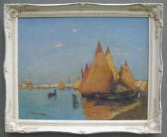 
Venice, View of the Lagoon from the Guidecca
 oil on canvas mid 20th Century