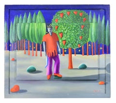 The Young Opera Singer - Oil Paint by Paolo Scheggi - 1990s