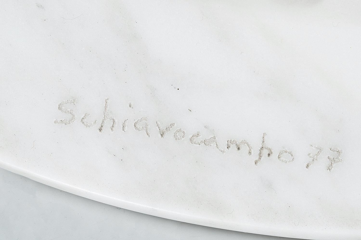 Paolo Schiavocampo Marble Sculpture Italy 1977 6