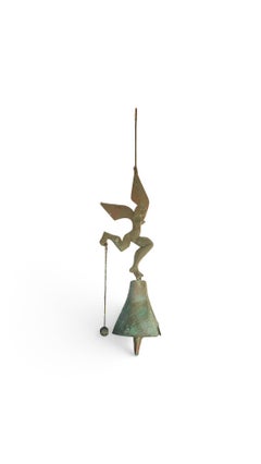 Paolo Soleri Greek God Bronze Wind Bell