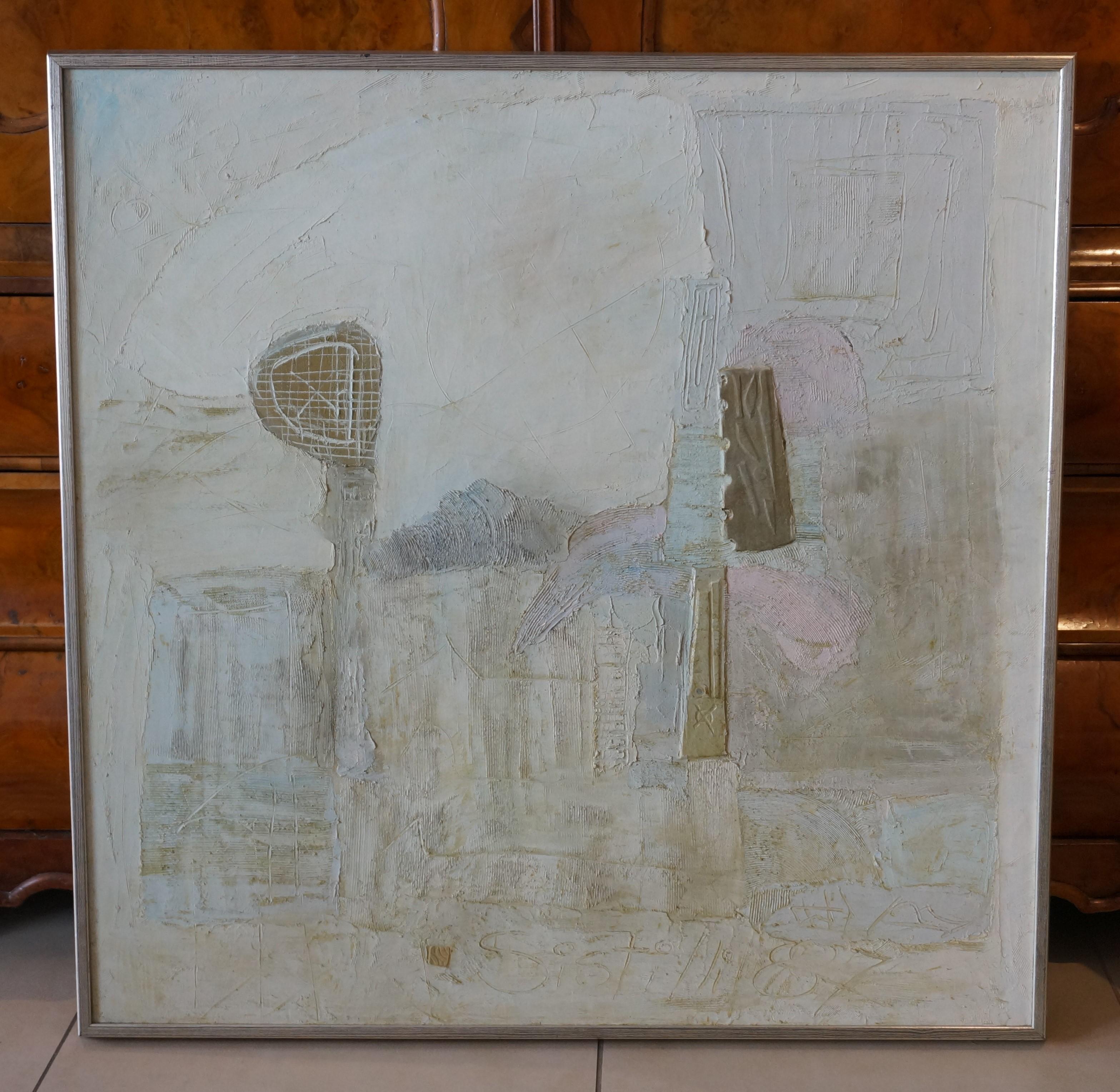 Abstrakte Zusammensetzung – Painting von Paolo Sistilli