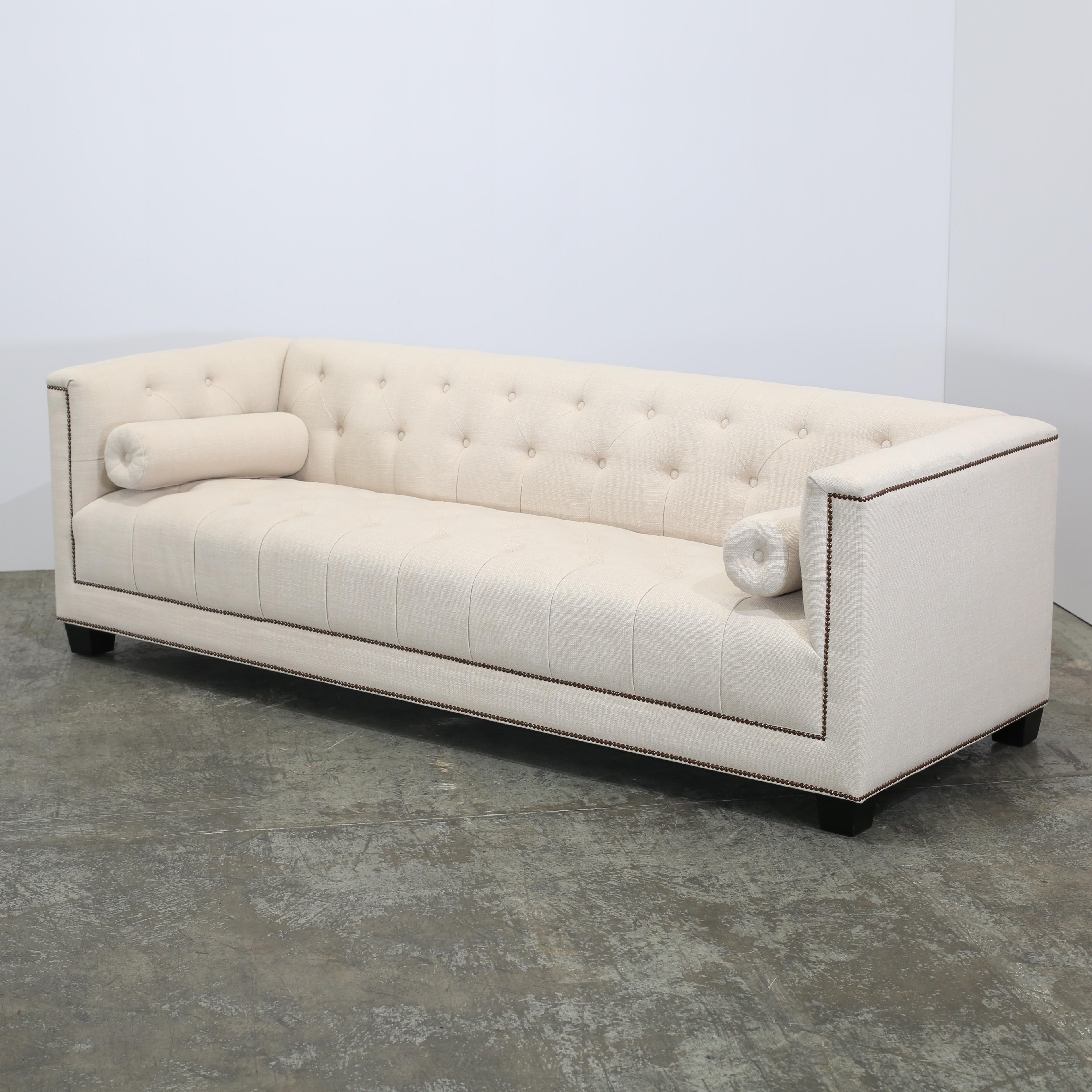 Fabric Paolo Sofa by Eichholtz For Sale