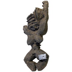 Paolo Soleri Cast Aluminium Sculpture, Nude Female Form