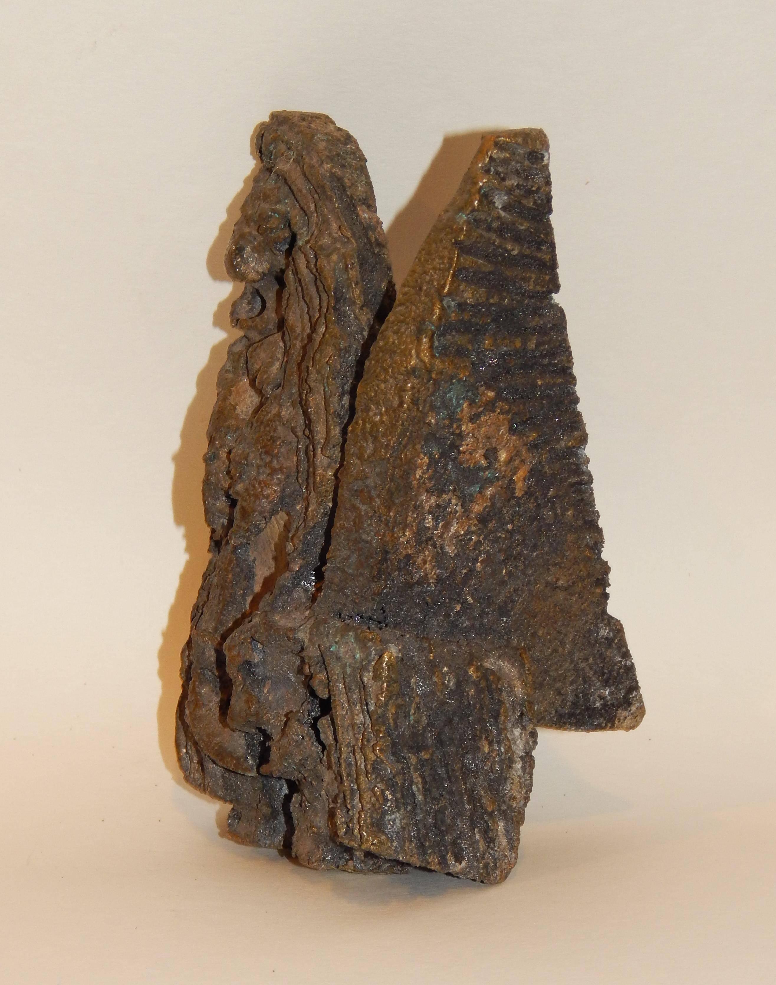 Scultura originale in bronzo di Paolo Soleri - Forma di angelo alato in vendita 1