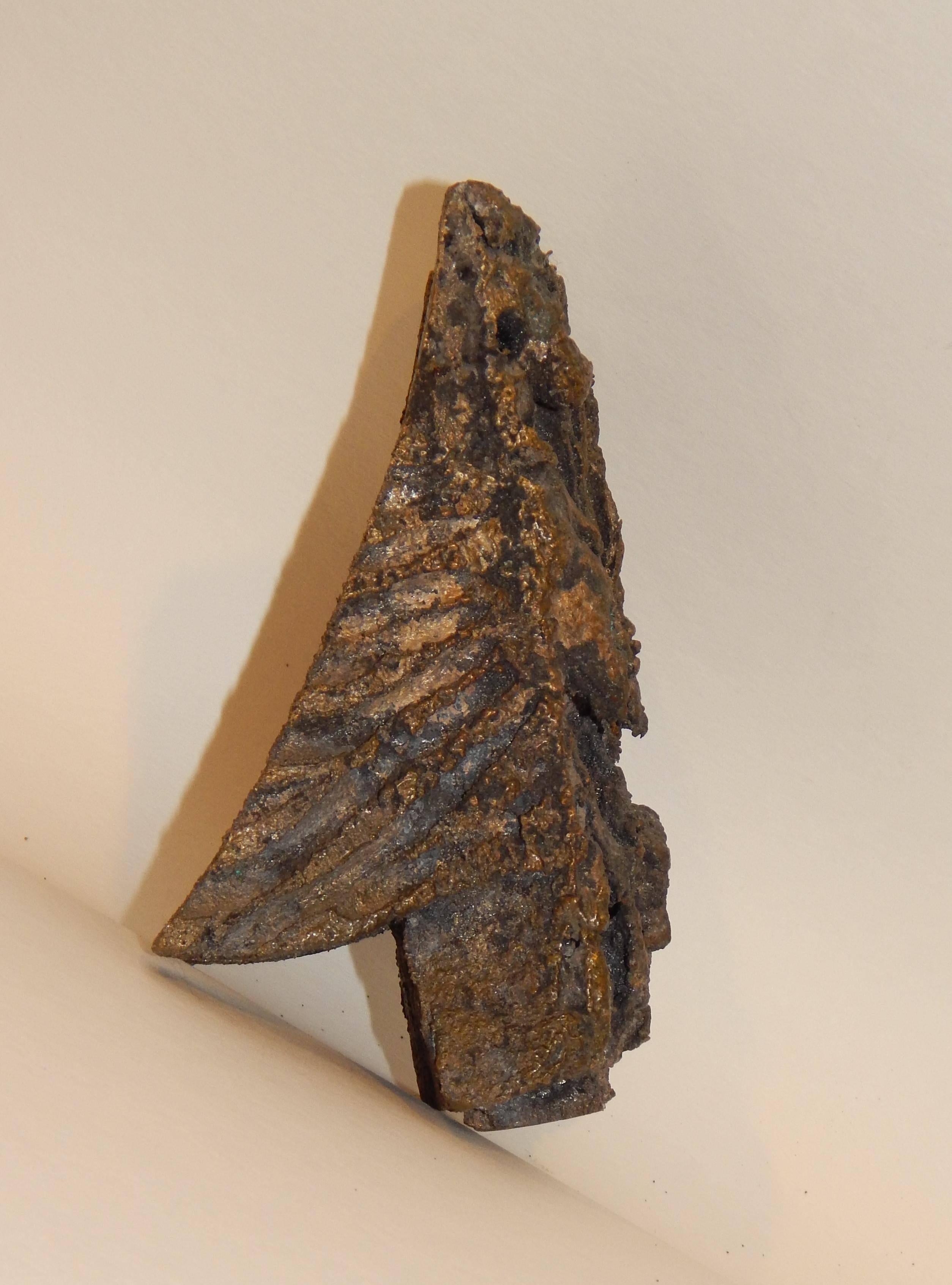Scultura originale in bronzo di Paolo Soleri - Forma di angelo alato in vendita 3