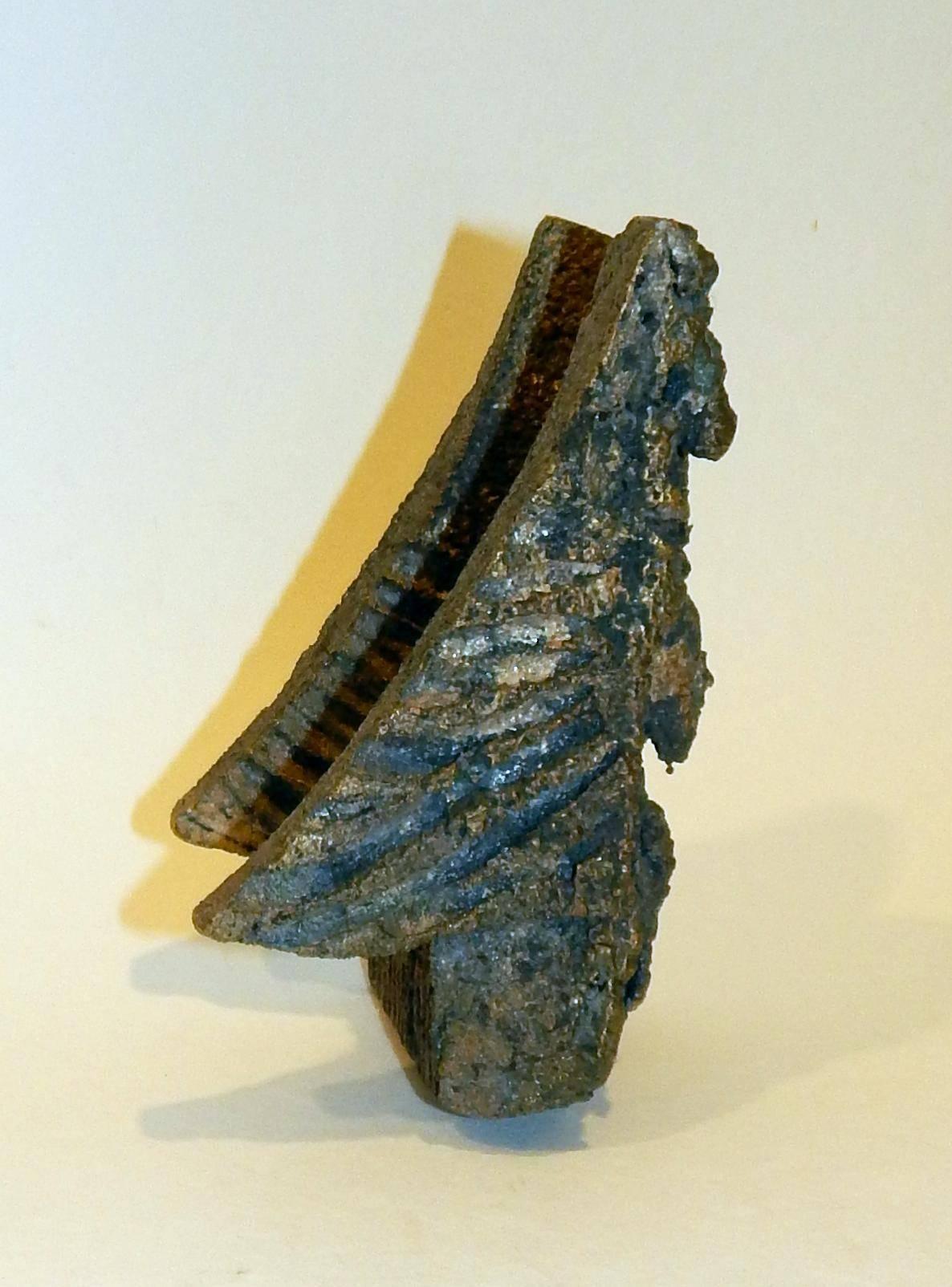 Scultura originale in bronzo di Paolo Soleri - Forma di angelo alato in vendita 7