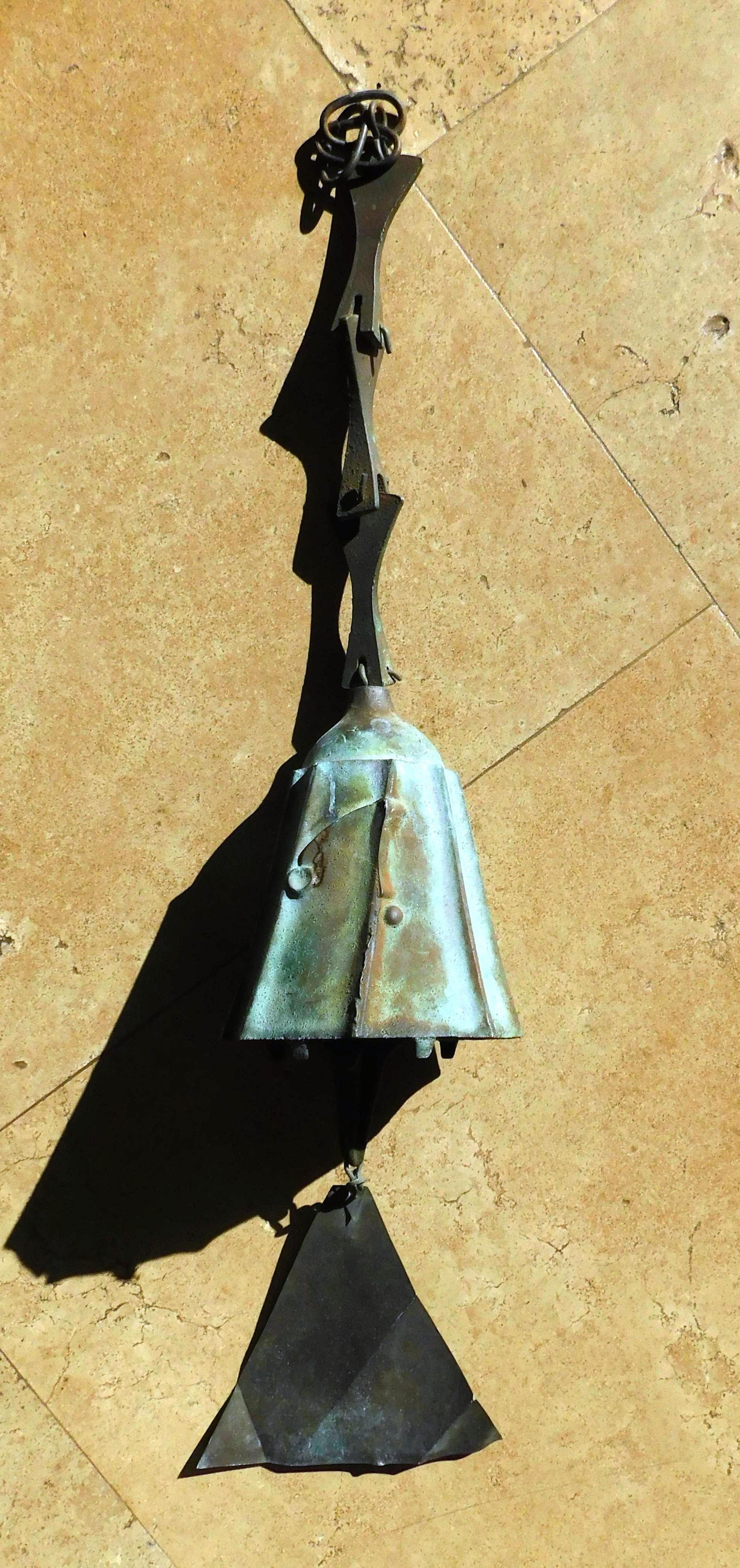 Paolo Soleri Cast Bronze Bell Windchime Sculpture For Sale 4