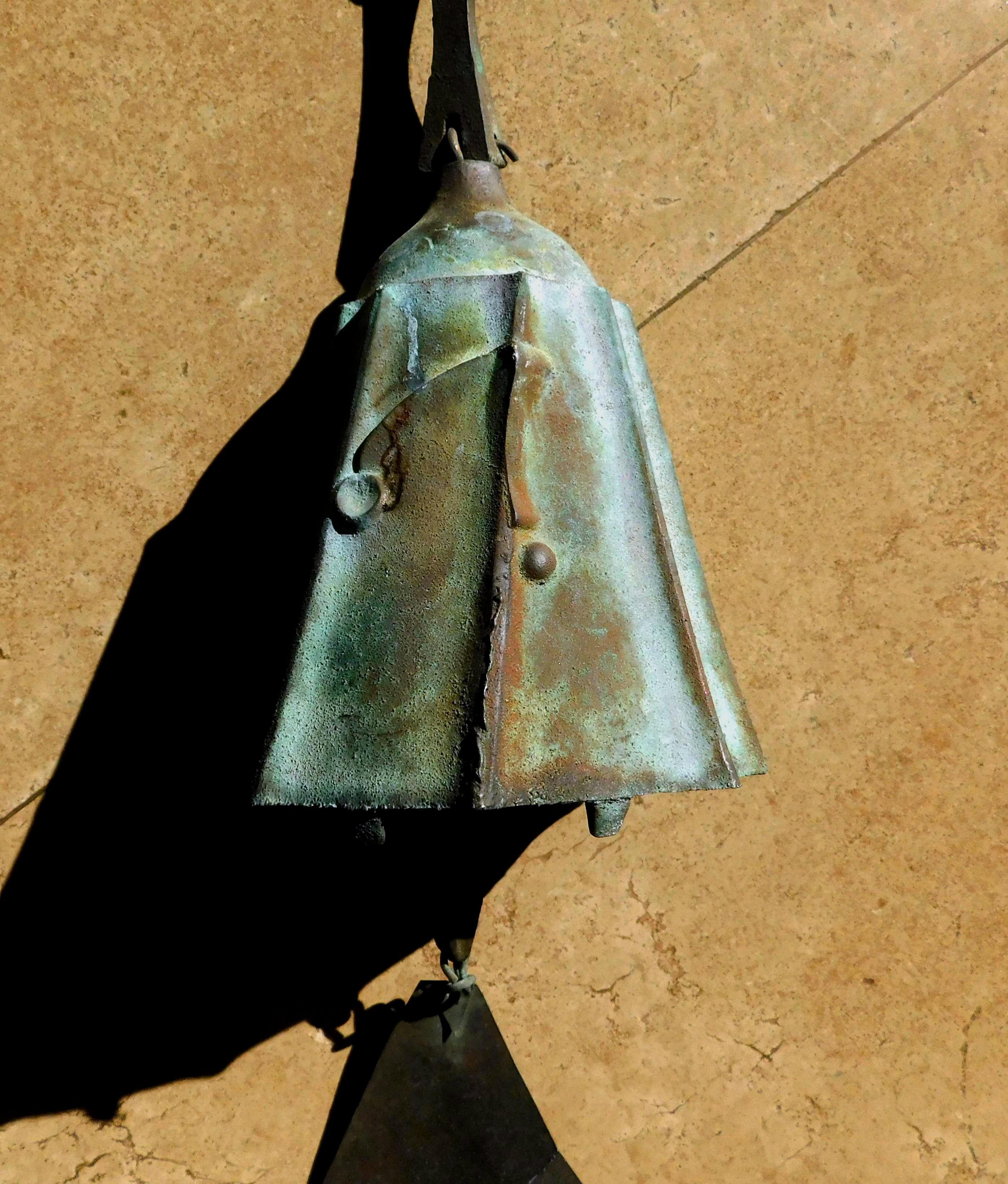 Paolo Soleri Cast Bronze Bell Windchime Sculpture For Sale 5