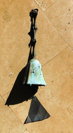 Paolo Soleri Guss Bronze Glocke Windspiel Skulptur