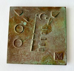 Paolo Soleri Arcosanti Bronze Decorative Tile