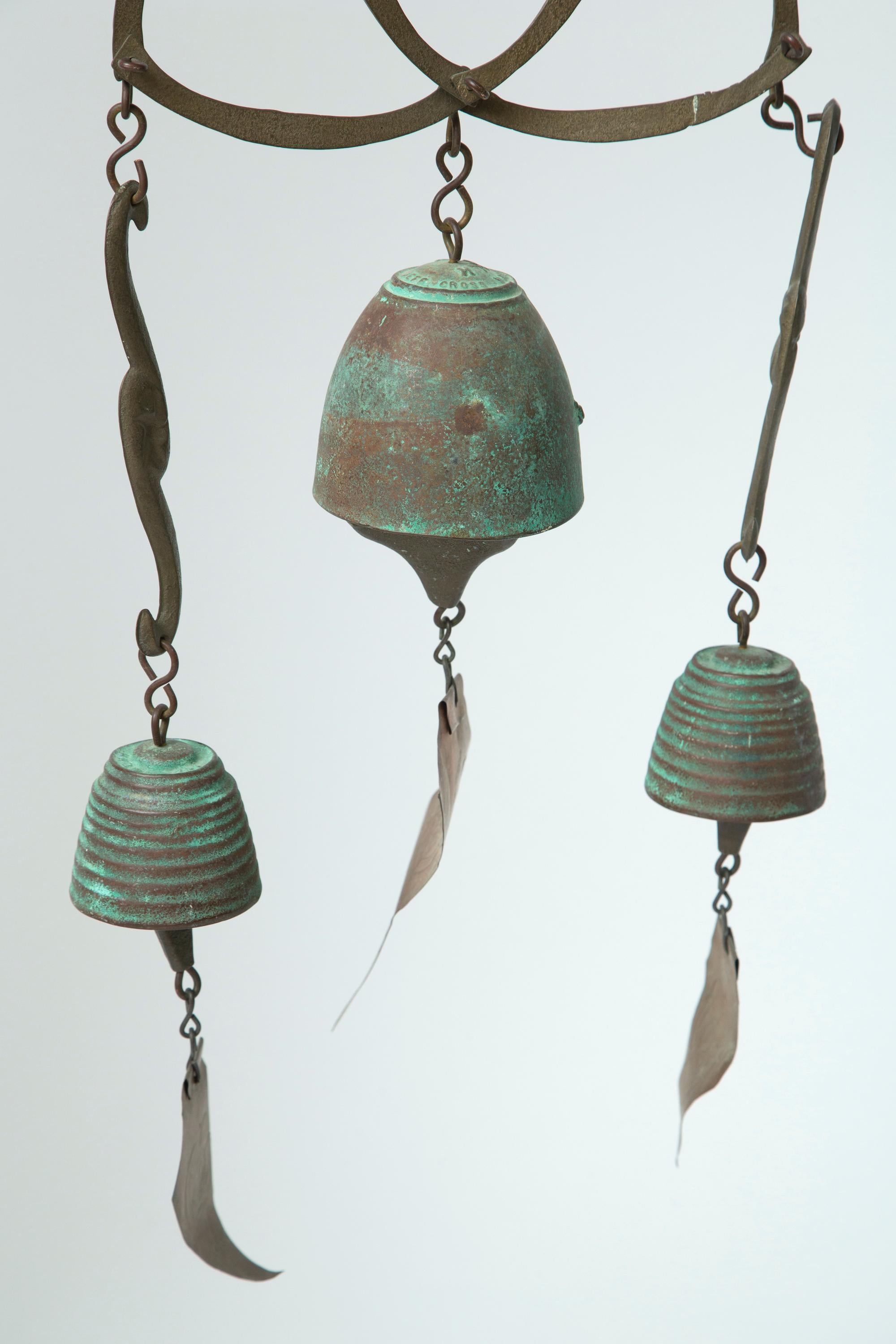 1950's chinese glass wind chimes for sale