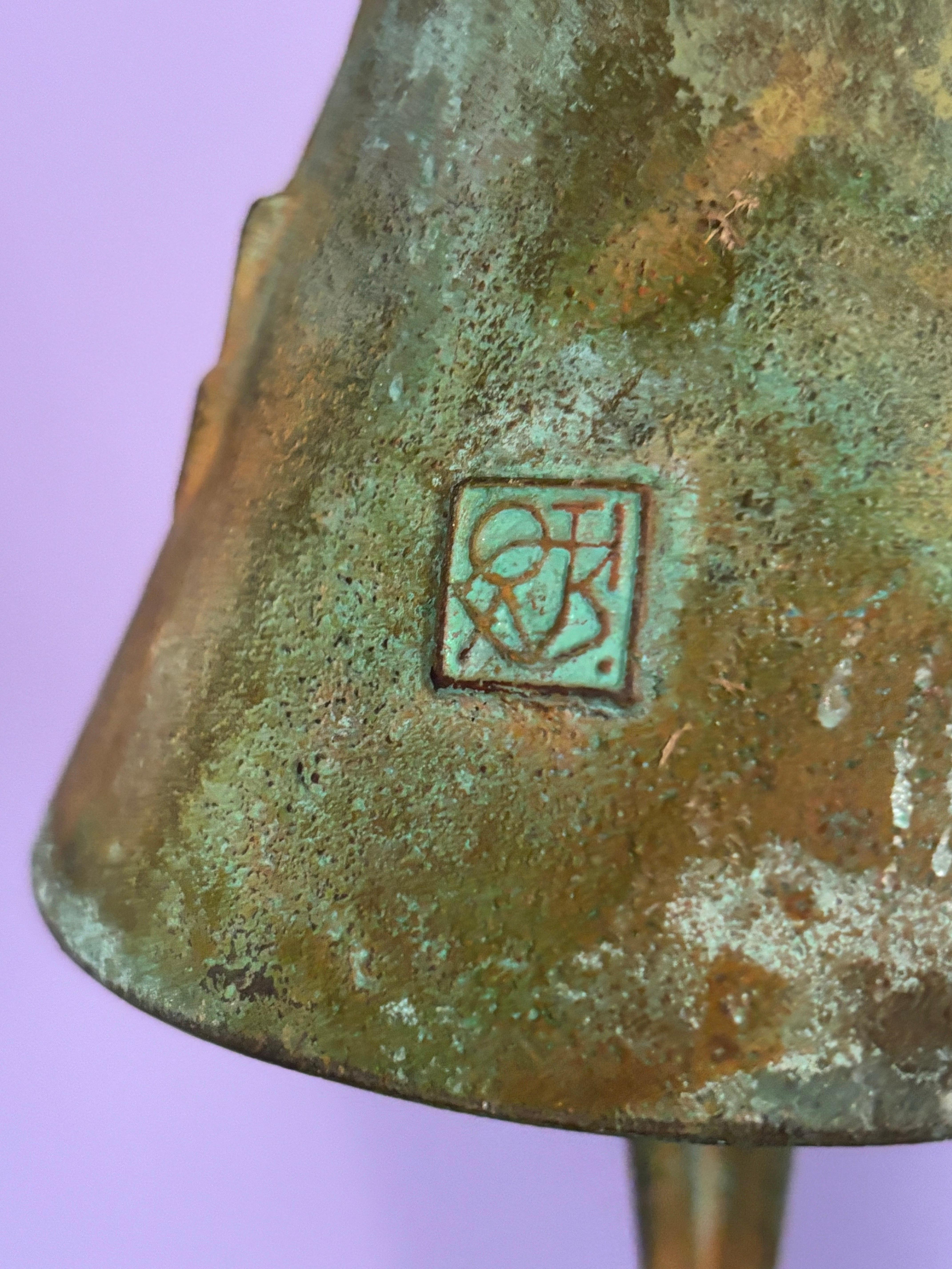 Paolo Soleri Campana de bronce en Bueno estado para la venta en Philadelphia, PA