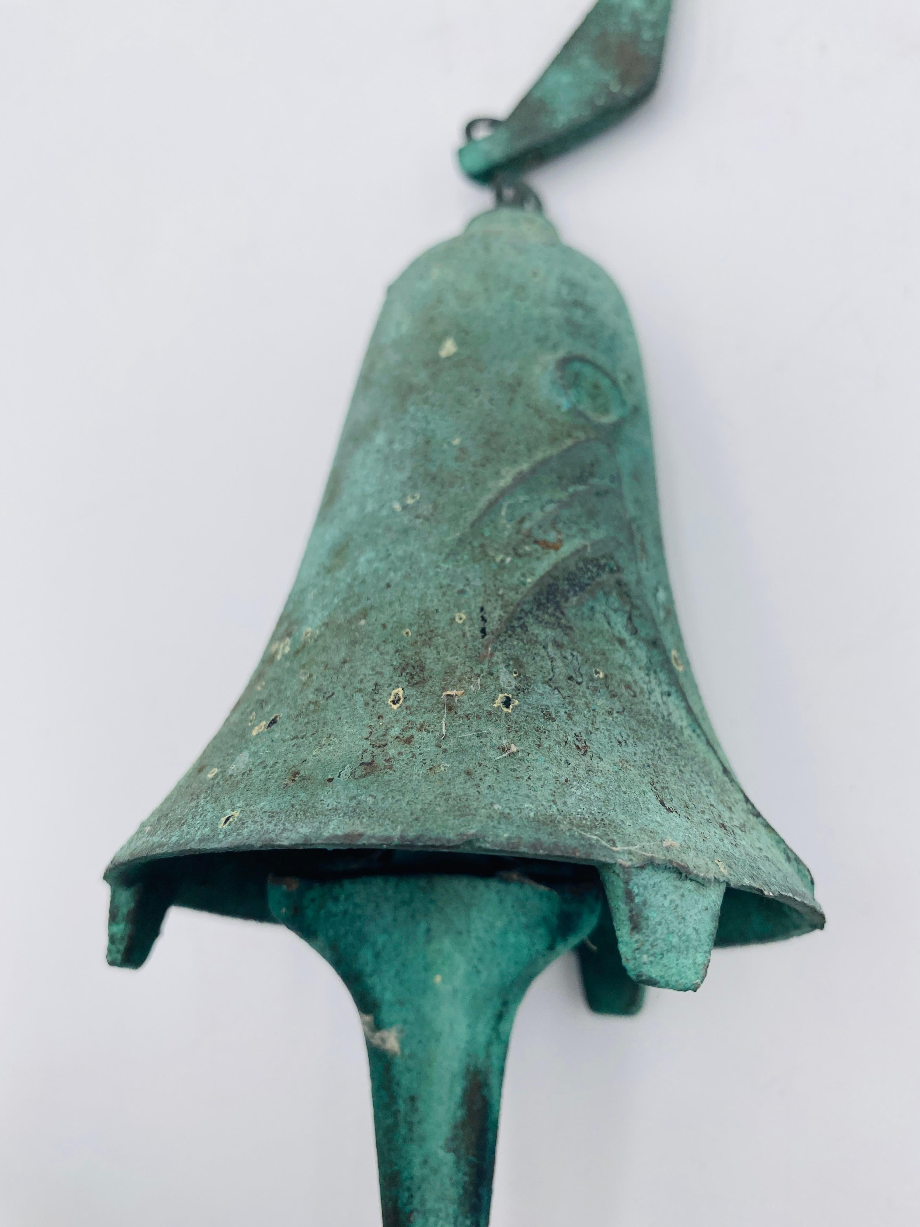 American Paolo Soleri Bronze Bell Wind Chime from Cosanti 1970s For Sale