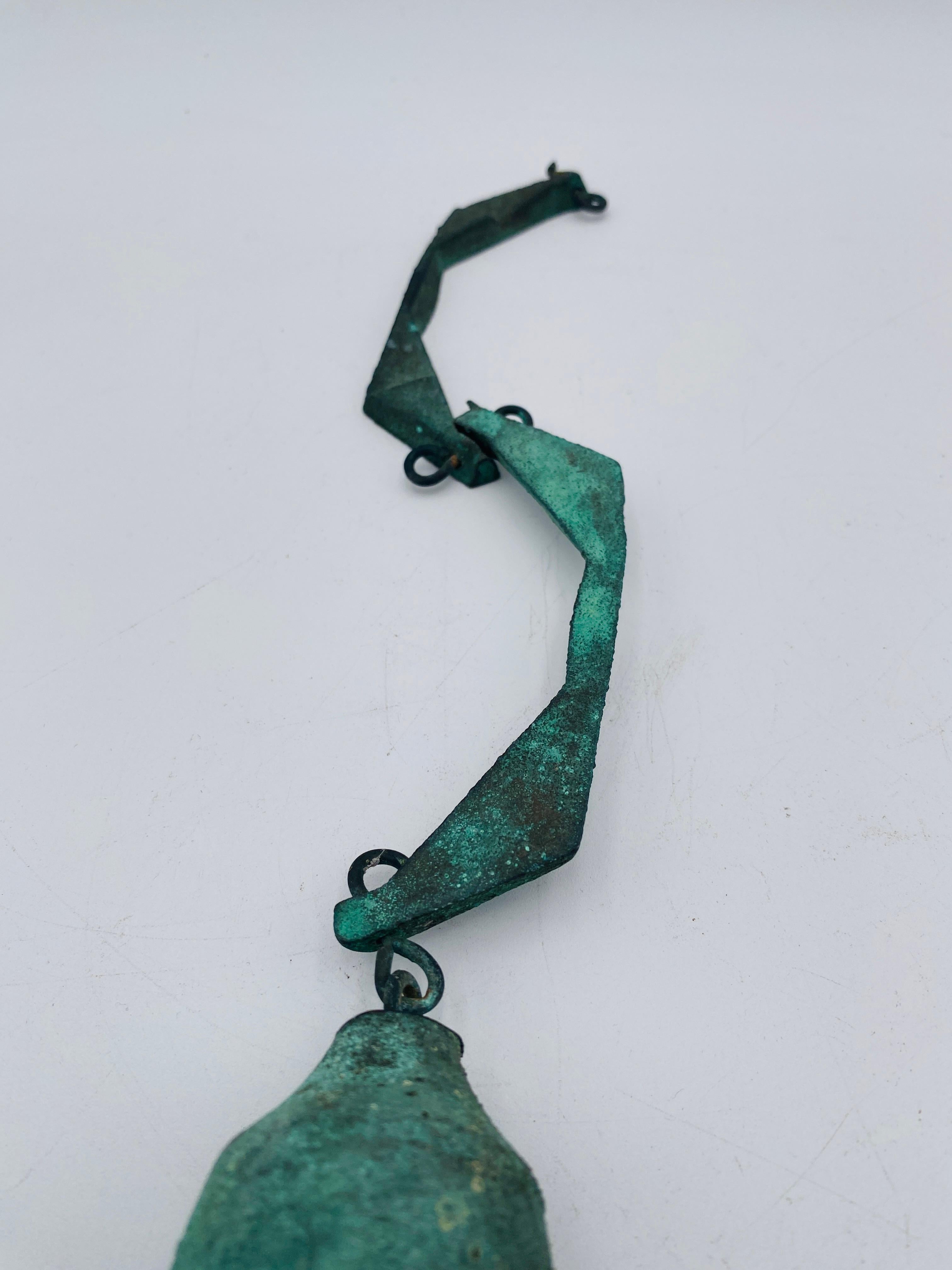 Metal Paolo Soleri Bronze Bell Wind Chime from Cosanti 1970s For Sale