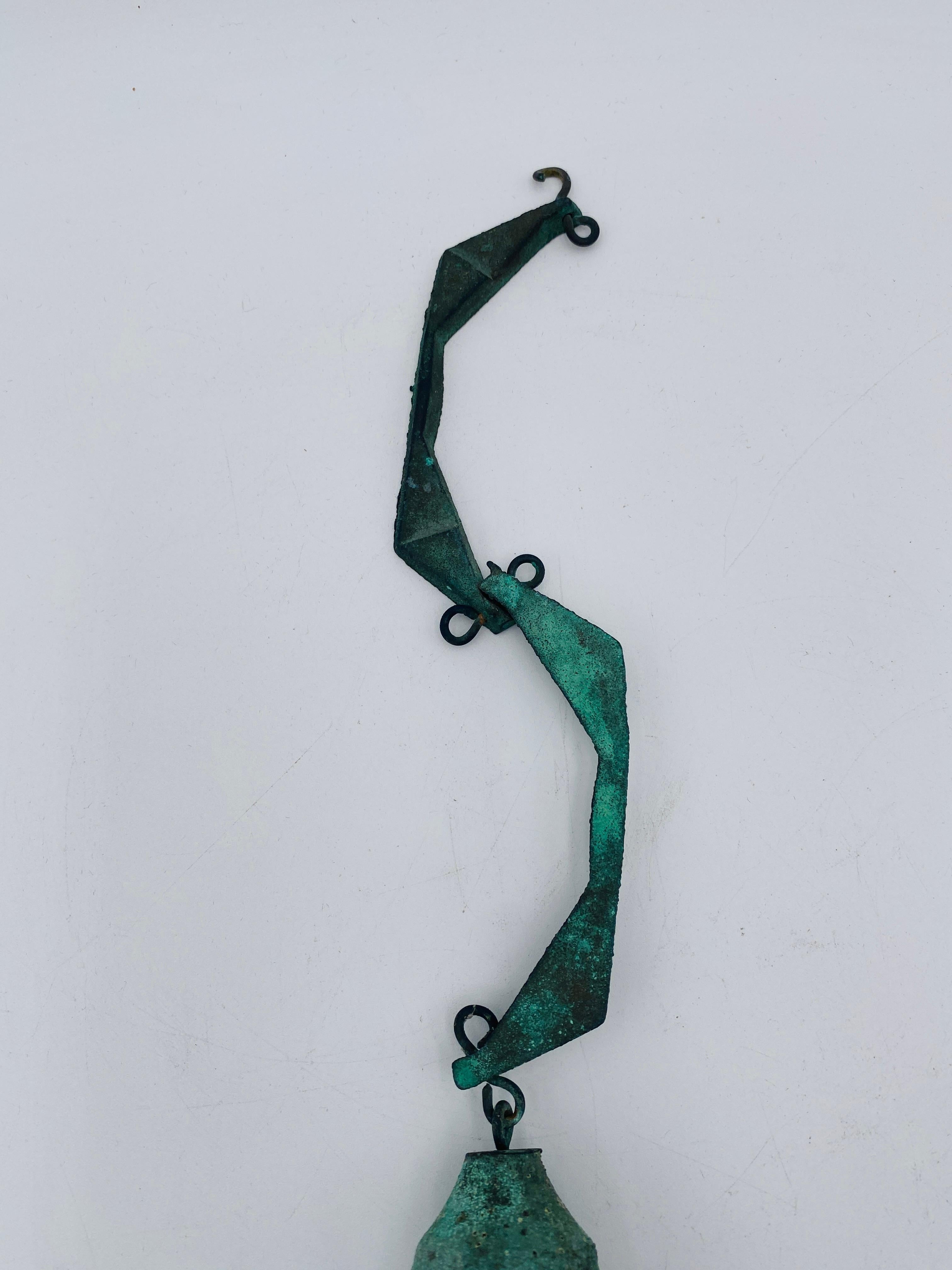 Paolo Soleri Bronze Bell Wind Chime from Cosanti 1970s For Sale 1