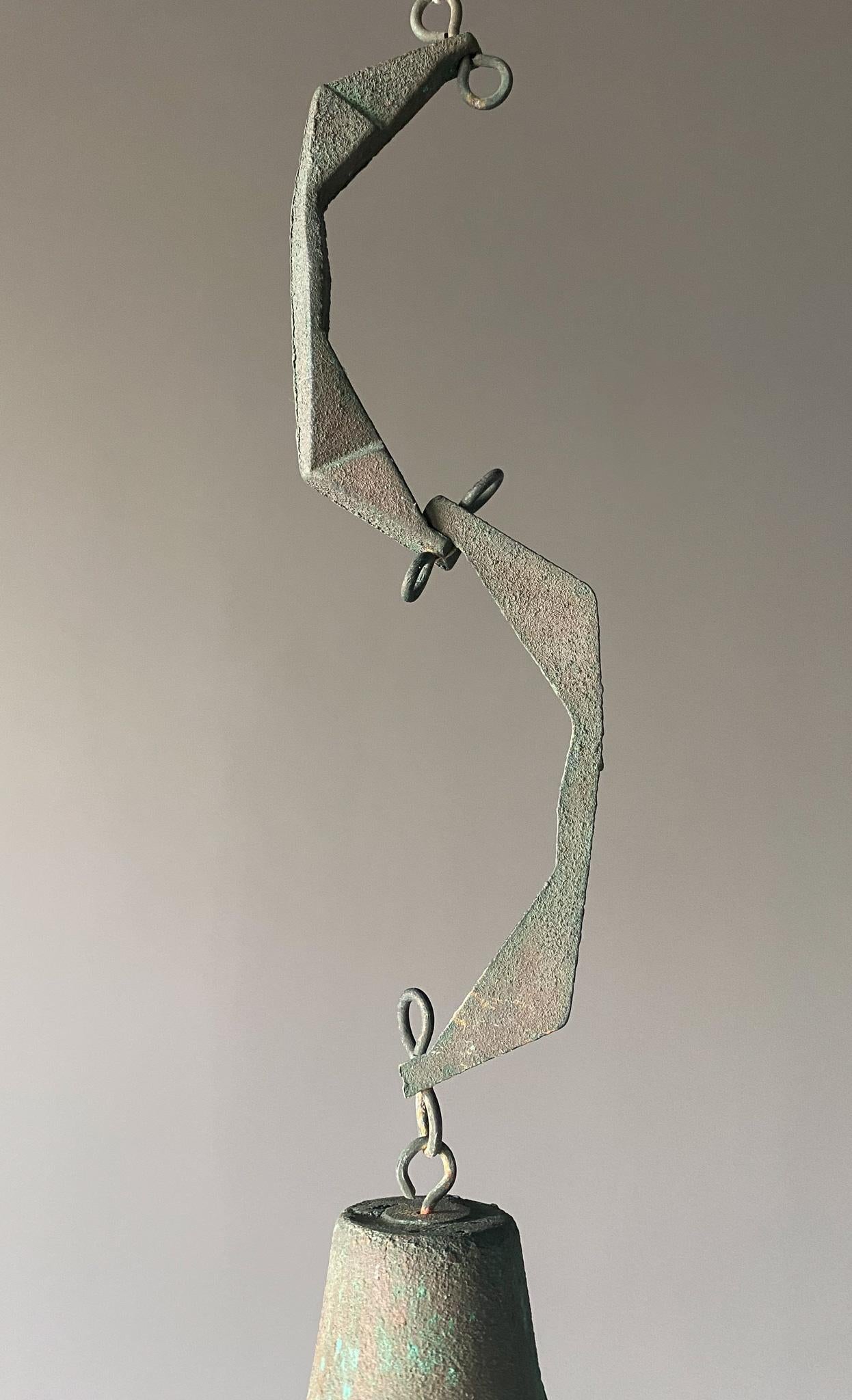 Paolo Soleri Bronze Wind Chime / Bell for Cosanti, 1970's  5