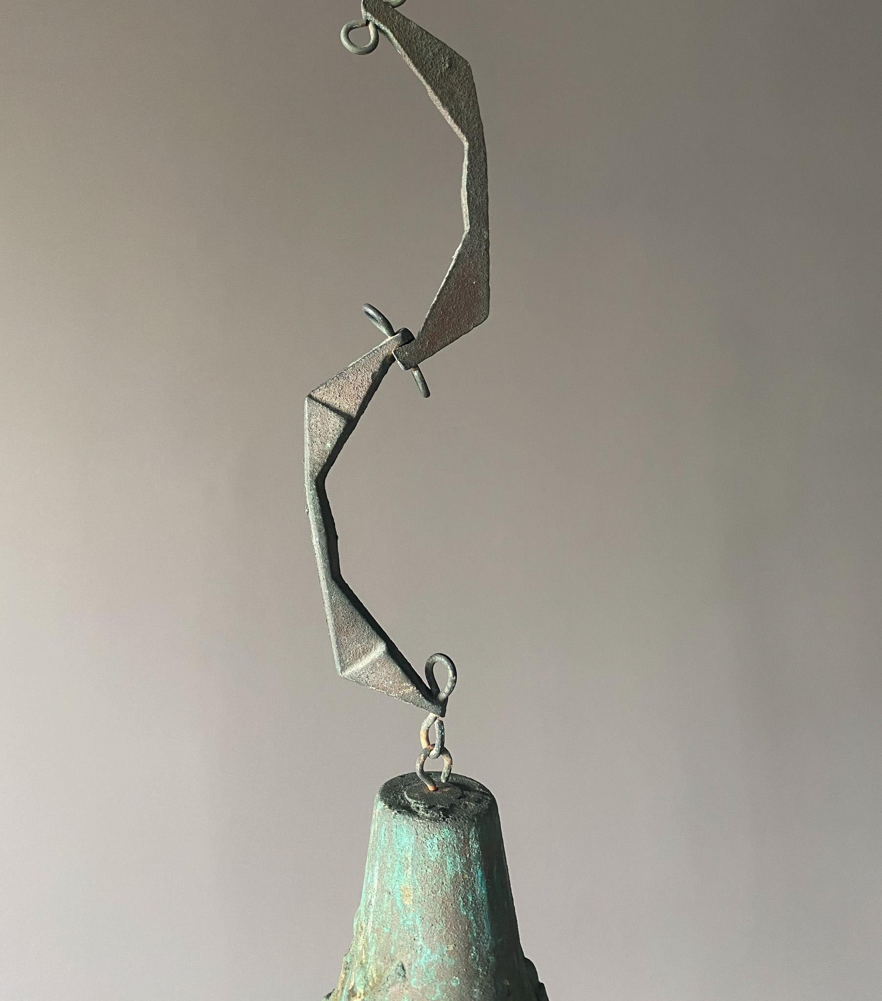 Paolo Soleri Bronze Wind Chime / Bell for Cosanti, 1970's  8
