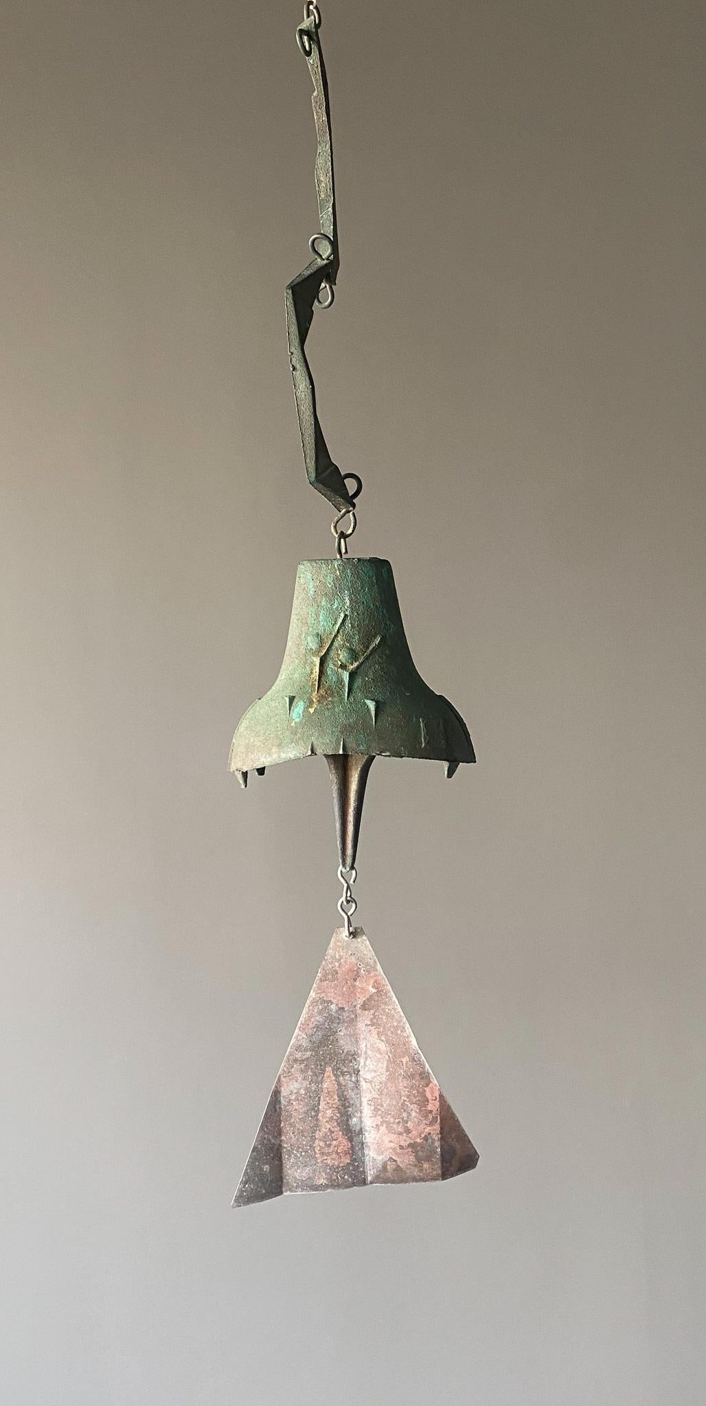 Paolo Soleri Bronze Wind Chime / Bell for Cosanti, 1970's  11