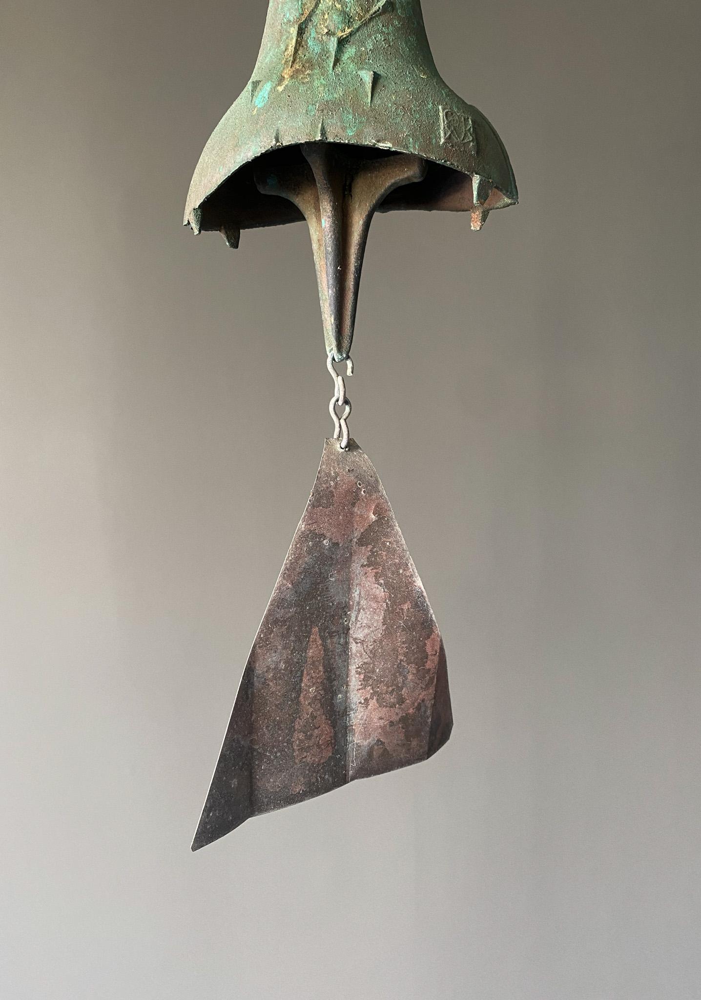 American Paolo Soleri Bronze Wind Chime / Bell for Cosanti, 1970's 