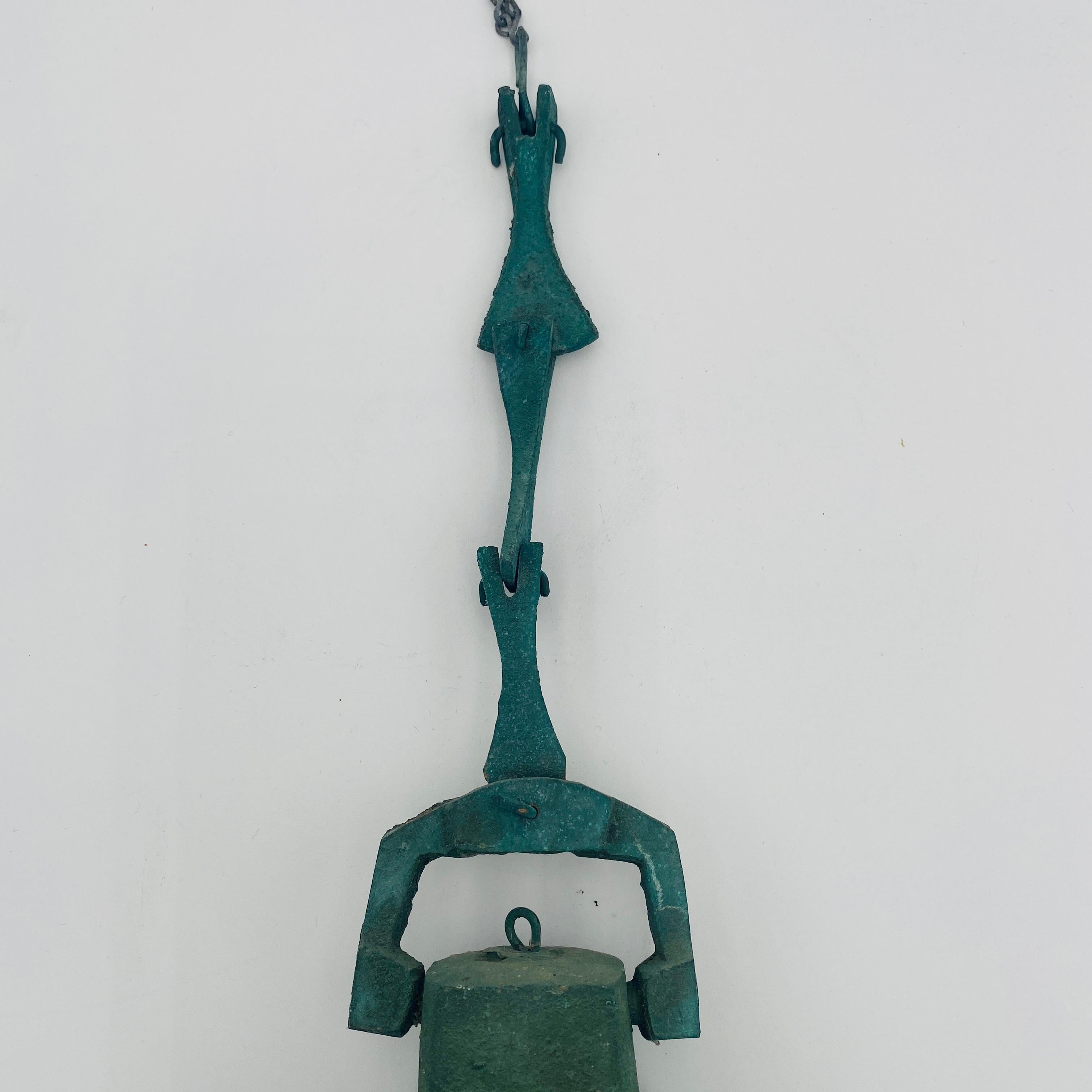 Paolo Soleri Campana de carillón de viento de bronce para Cosanti, años 70 en Bueno estado para la venta en San Juan Capistrano, CA