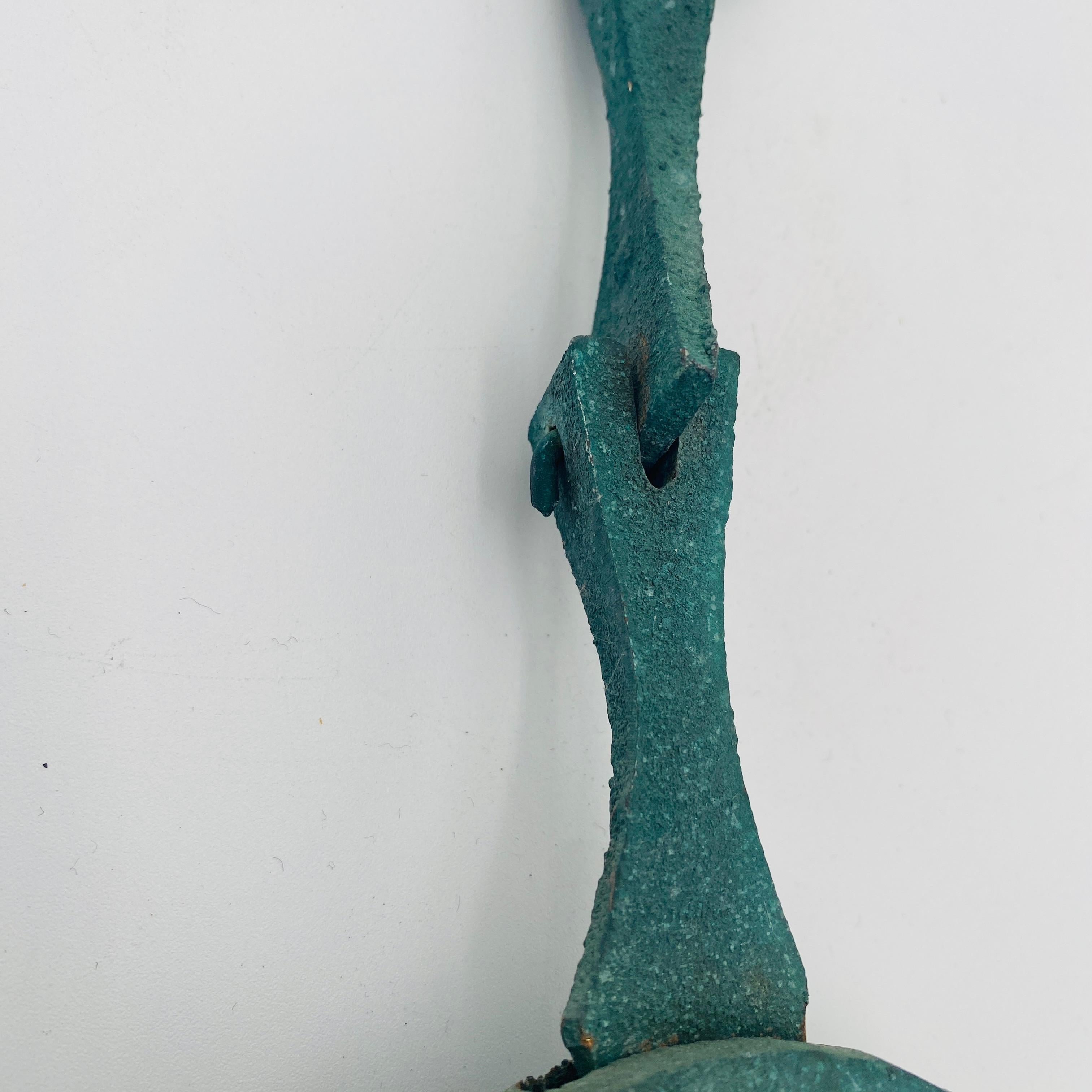 Paolo Soleri Campana de carillón de viento de bronce para Cosanti, años 70 siglo XX en venta