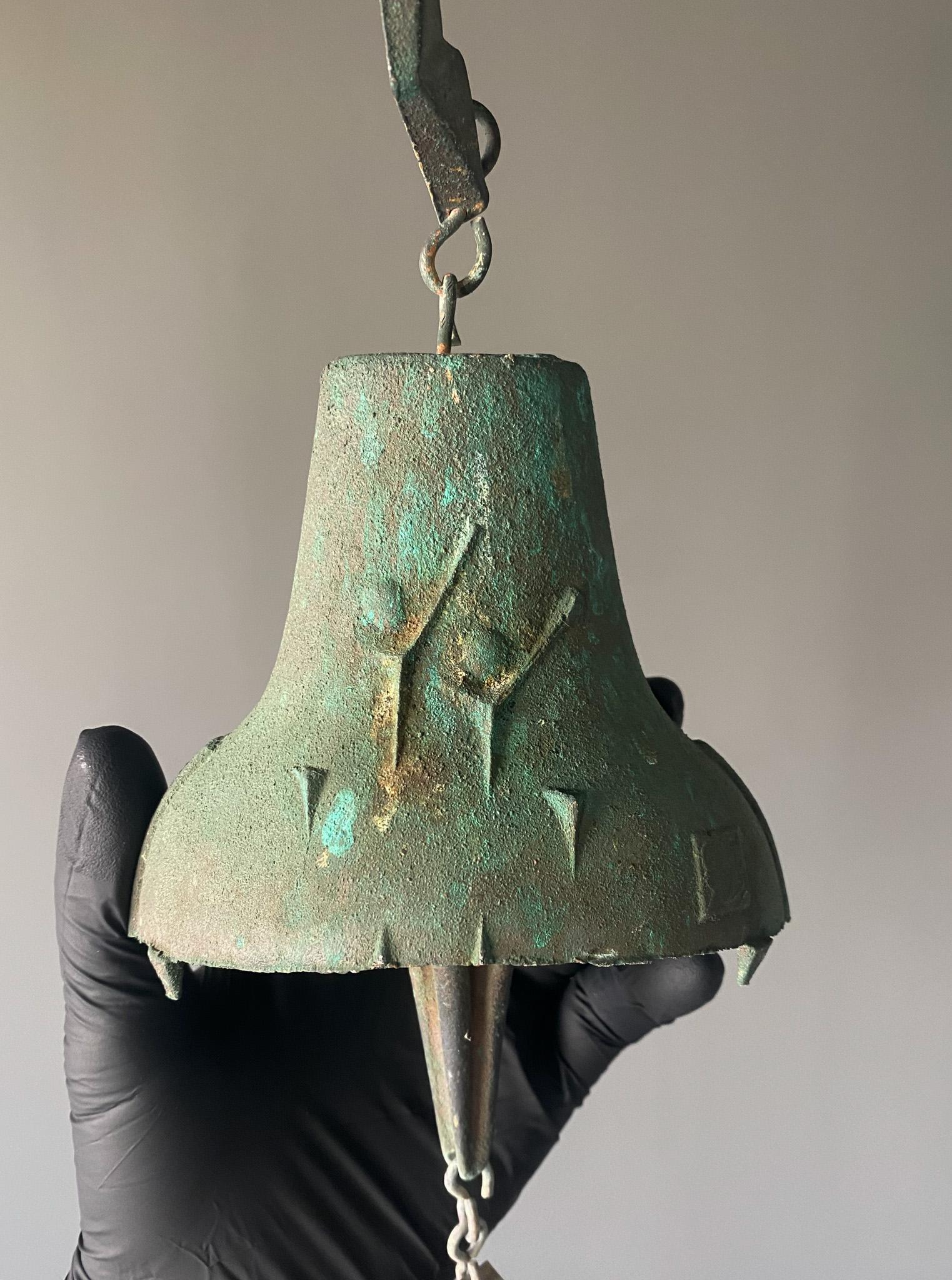 Paolo Soleri Bronze Wind Chime / Bell for Cosanti, 1970's  1