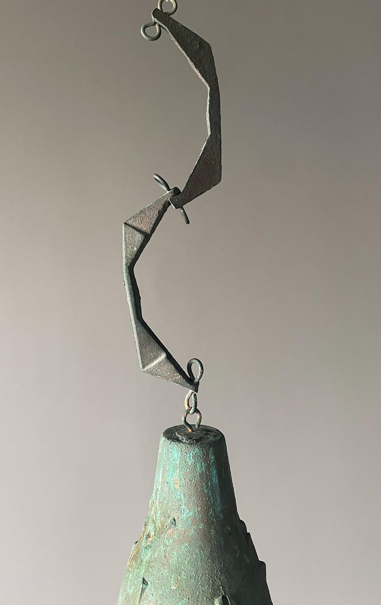 Paolo Soleri Bronze Wind Chime / Bell for Cosanti, 1970's  2