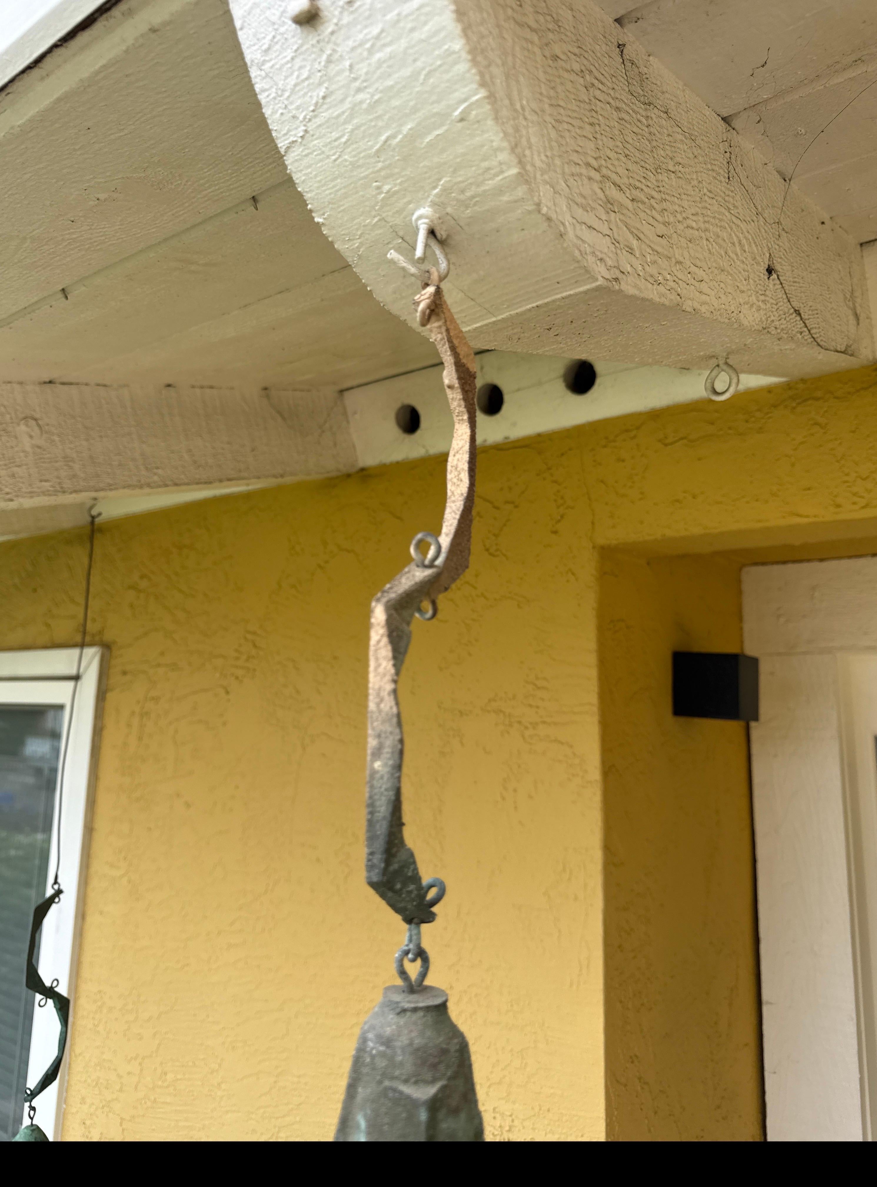 Paolo Soleri Brutalist Cast Bronze Bell Wind Chime from Cosanti For Sale 3