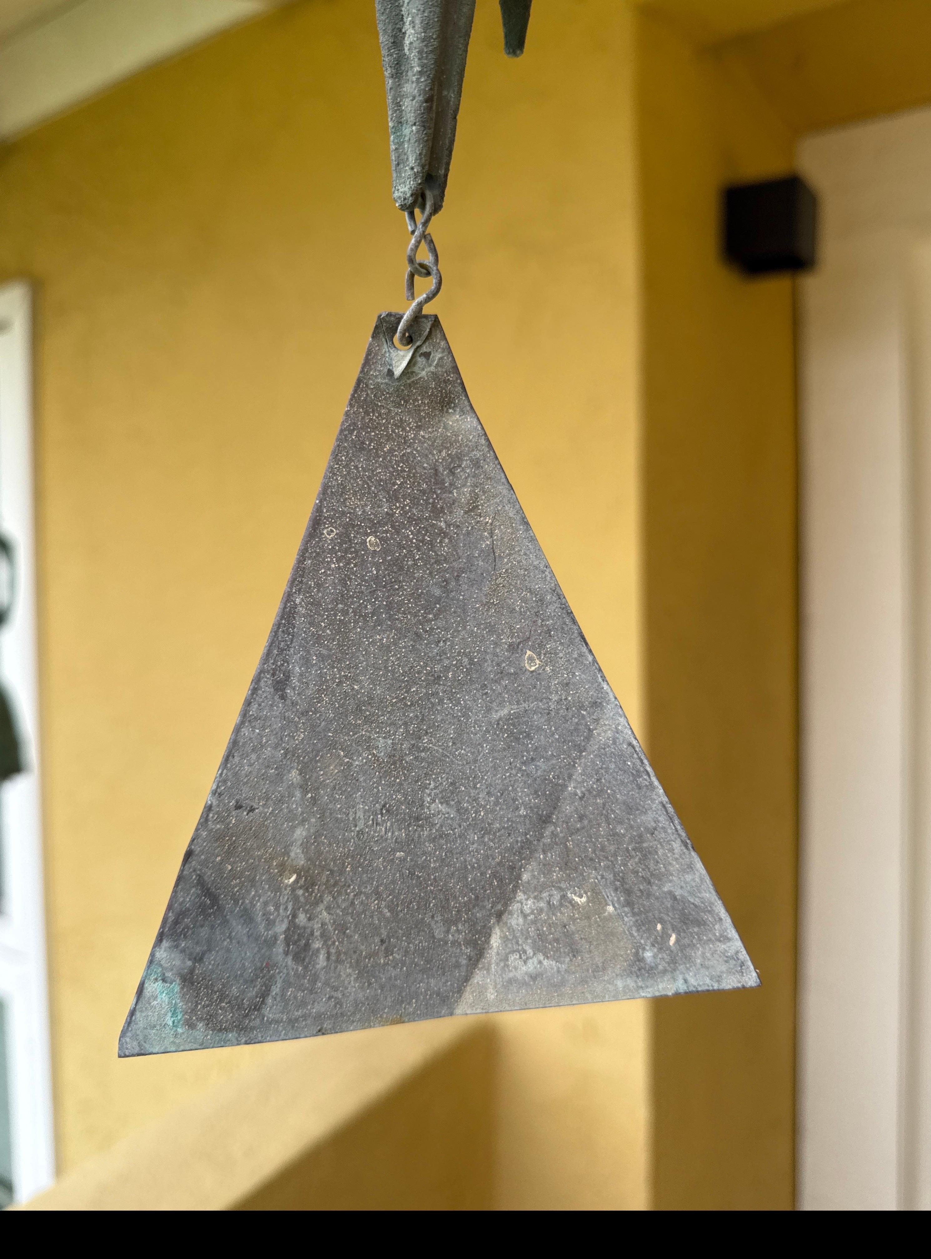 Paolo Soleri Brutalist Cast Bronze Bell Wind Chime from Cosanti For Sale 5