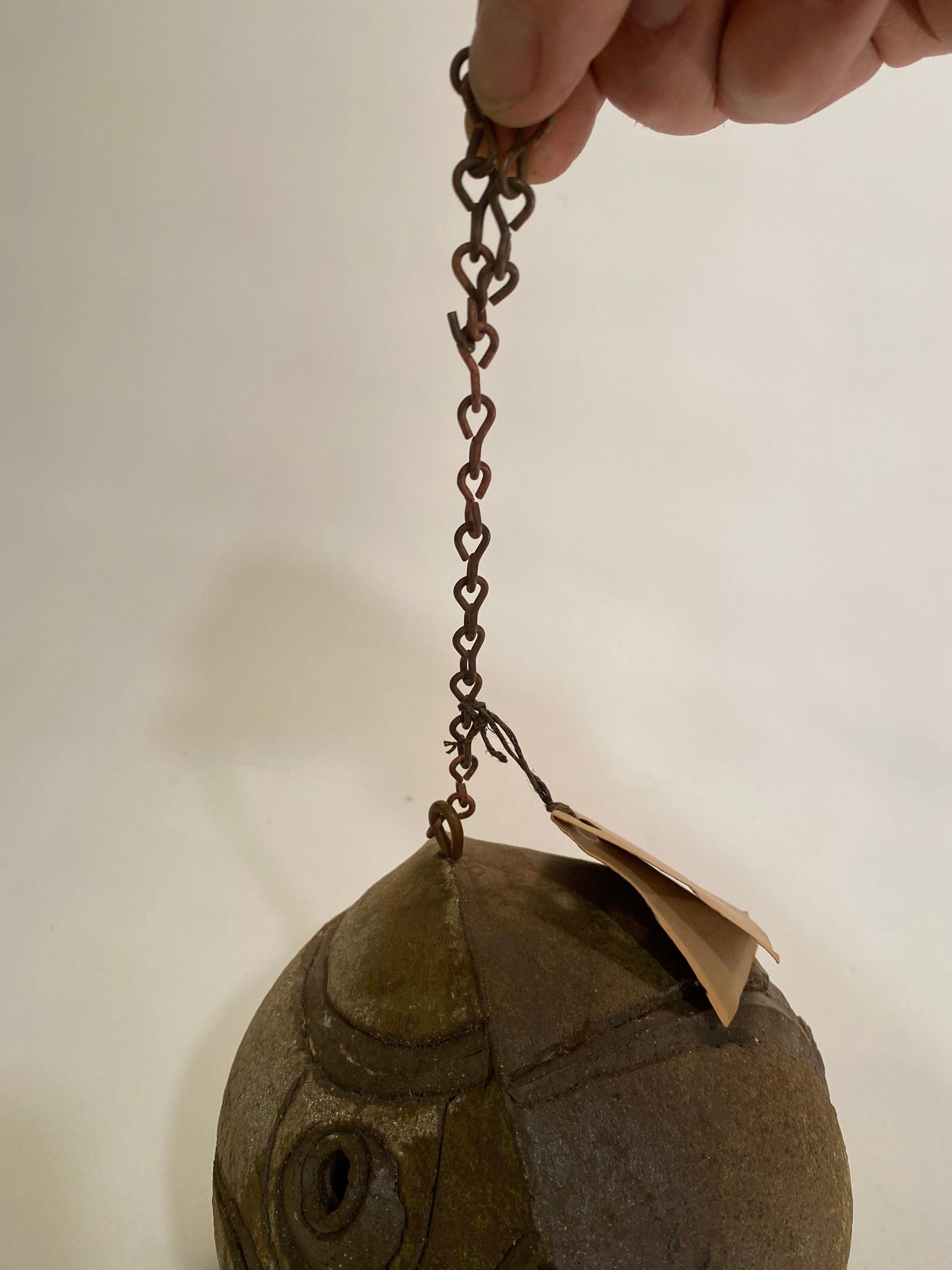 Paolo Soleri Brutalist Pottery Wind Bell for Hand of The Craftsman 9