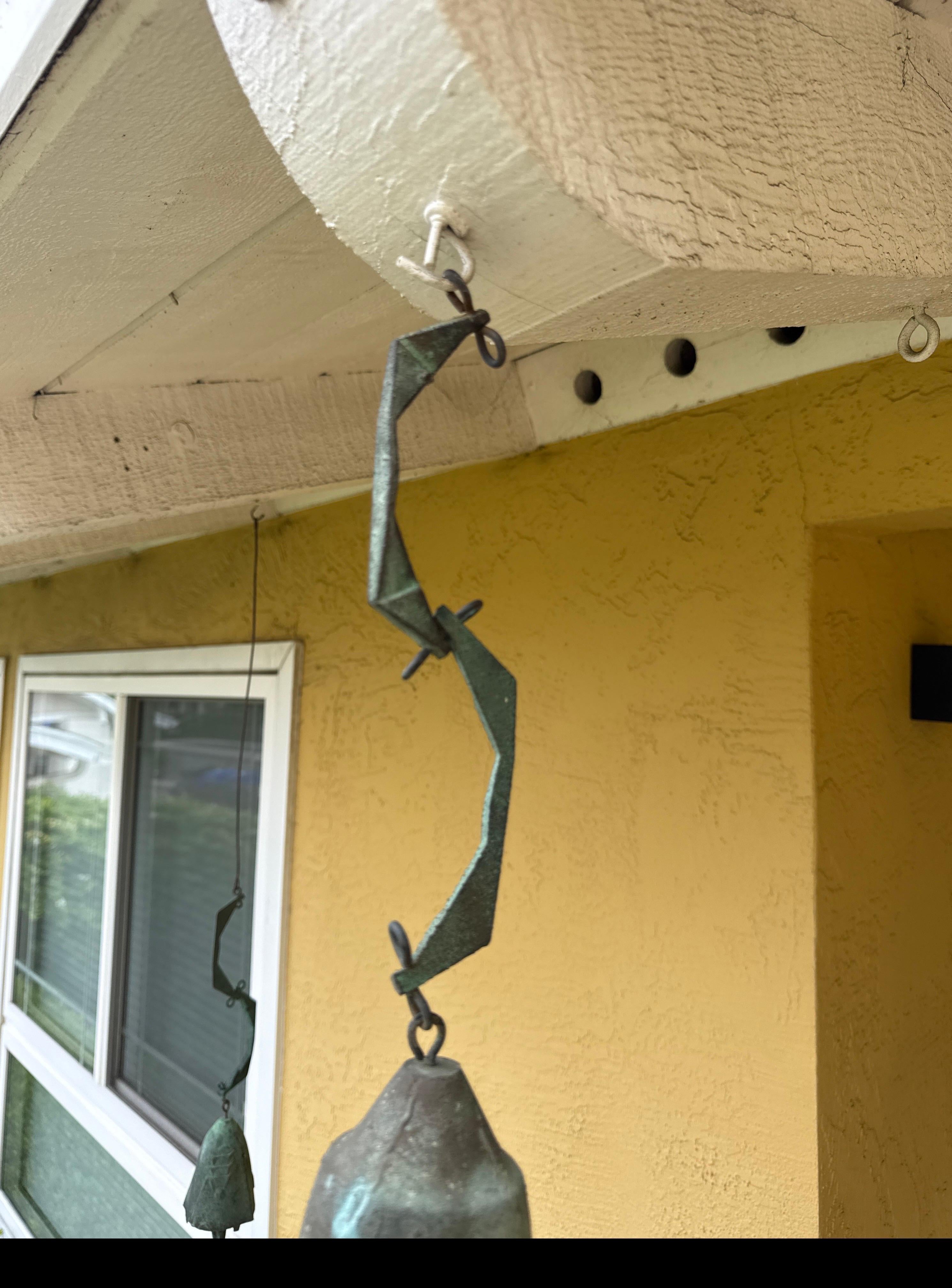 American Paolo Soleri Cast Bronze Wind Chime Garden Bell For Sale