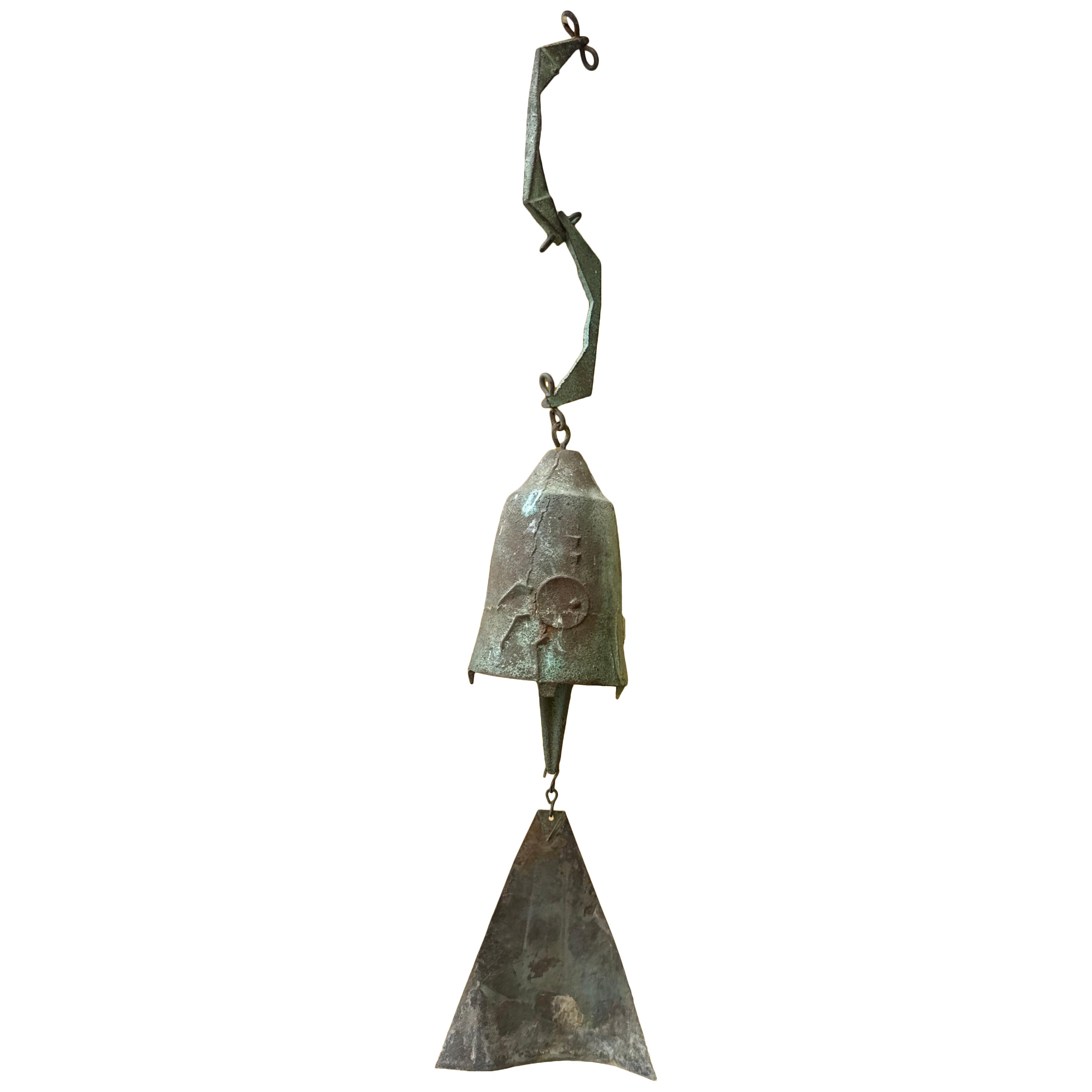 Paolo Soleri Cast Bronze Wind Chime Garden Bell