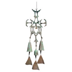 Paolo Soleri Cosanti Bronze Bell Cluster
