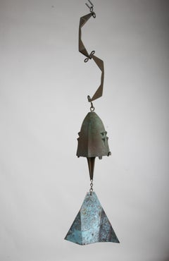 Paolo Soleri Cosanti Studio Bronze Architectural Wind Chime Bell (23.25" H)