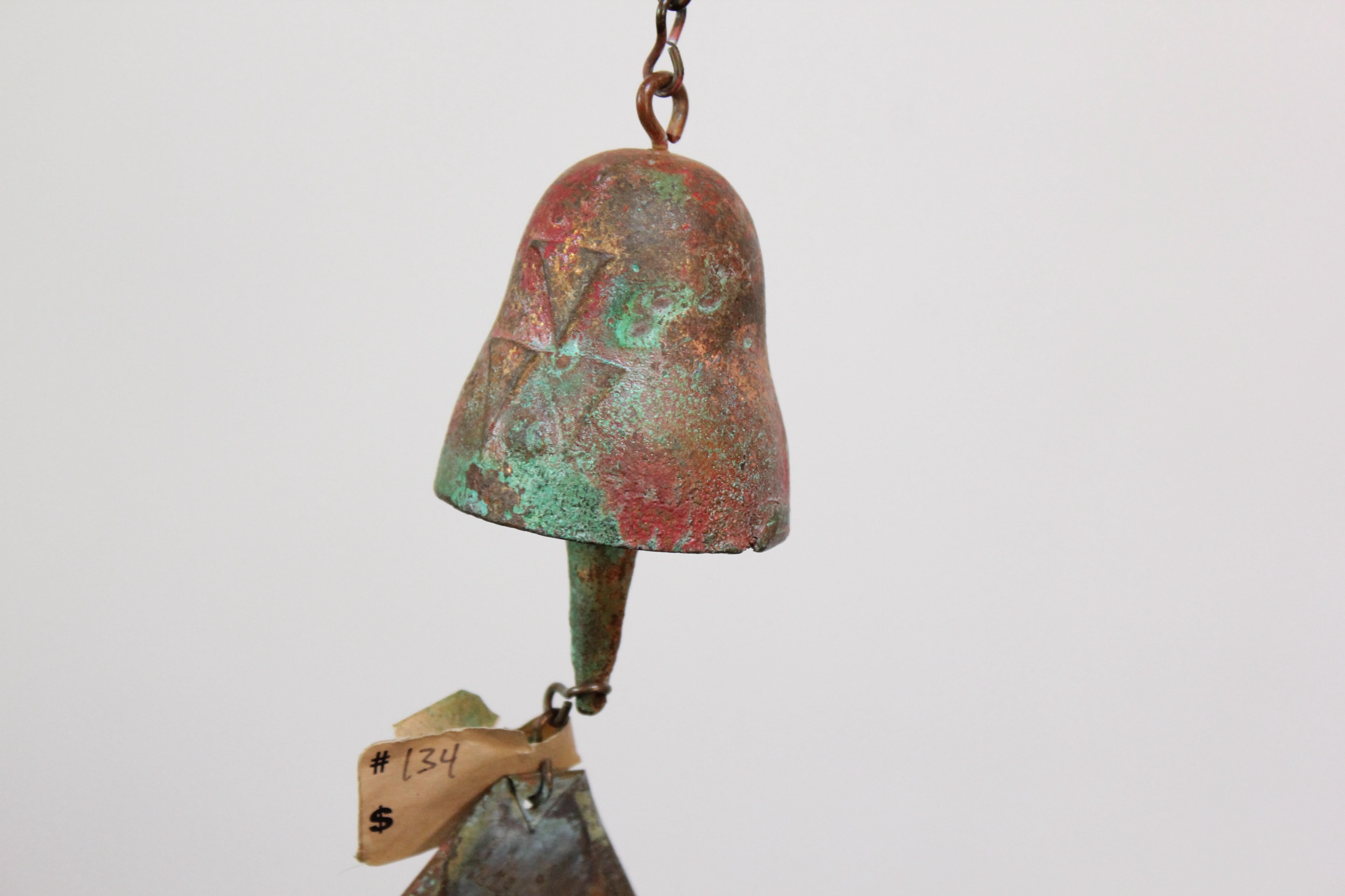 Paolo Soleri for Arconsanti Vintage Multi-Color Bronze Bell / Wind Chime 7