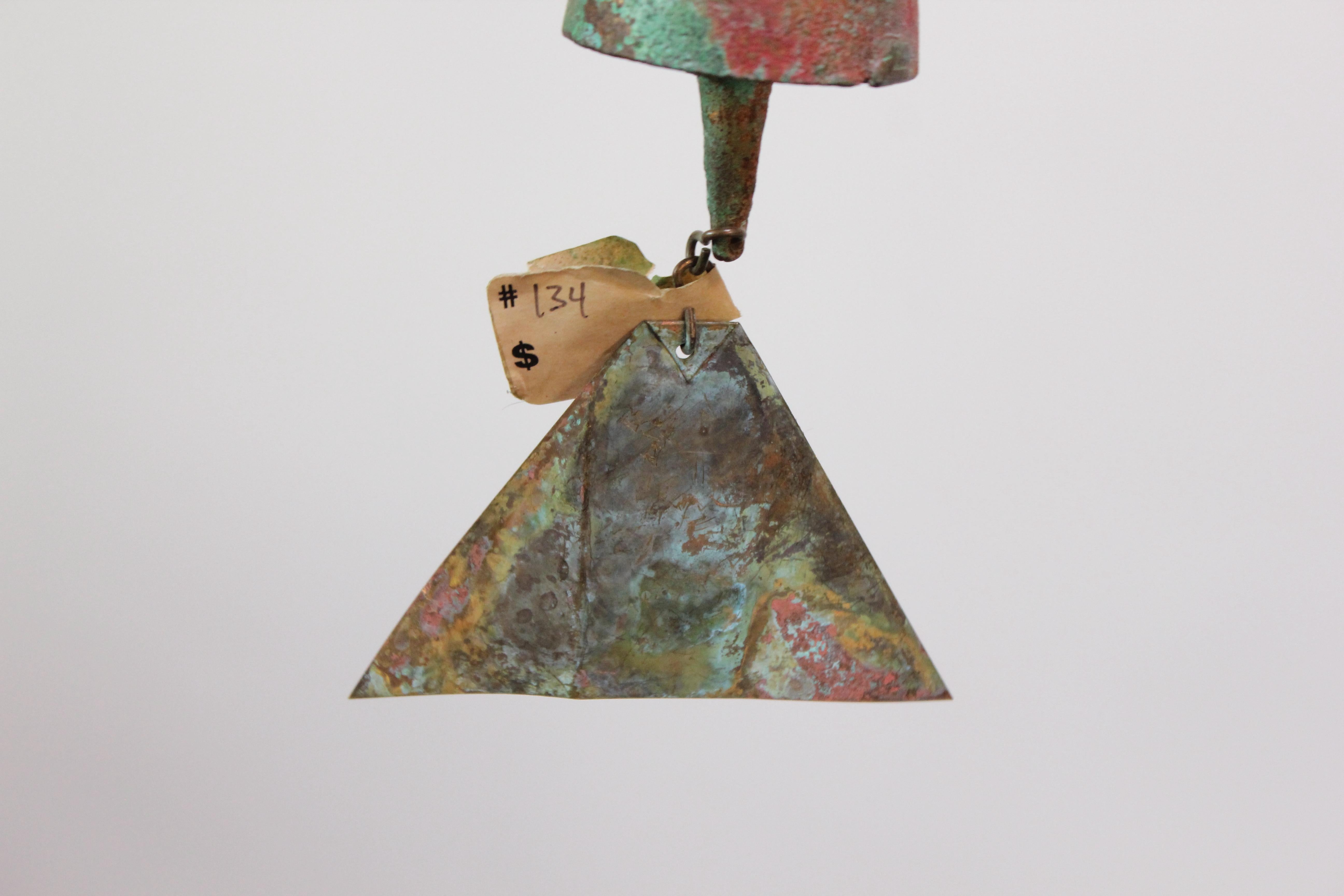 Paolo Soleri for Arconsanti Vintage Multi-Color Bronze Bell / Wind Chime 12