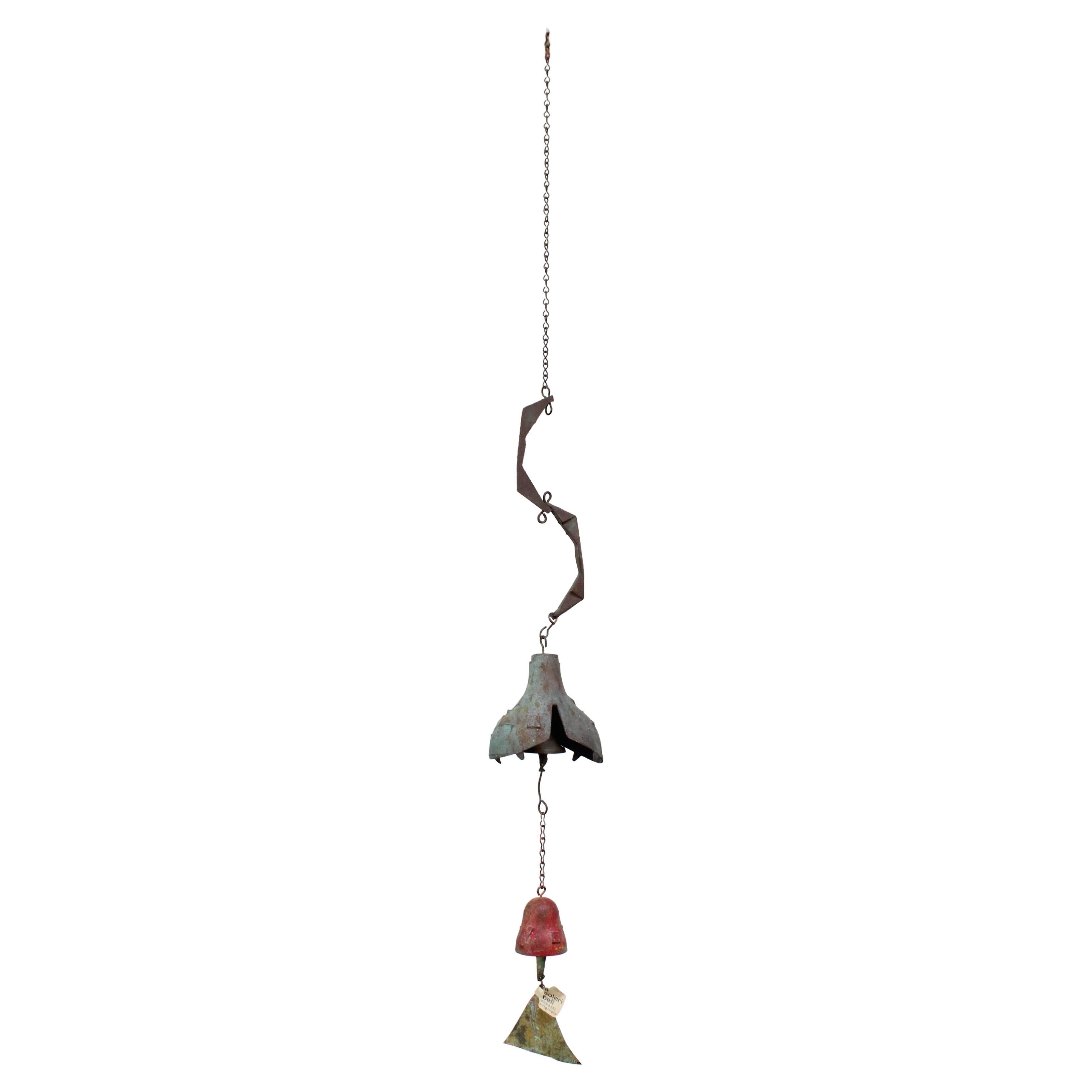 Paolo Soleri for Arconsanti Vintage Multi-Color Bronze Bell / Wind Chime