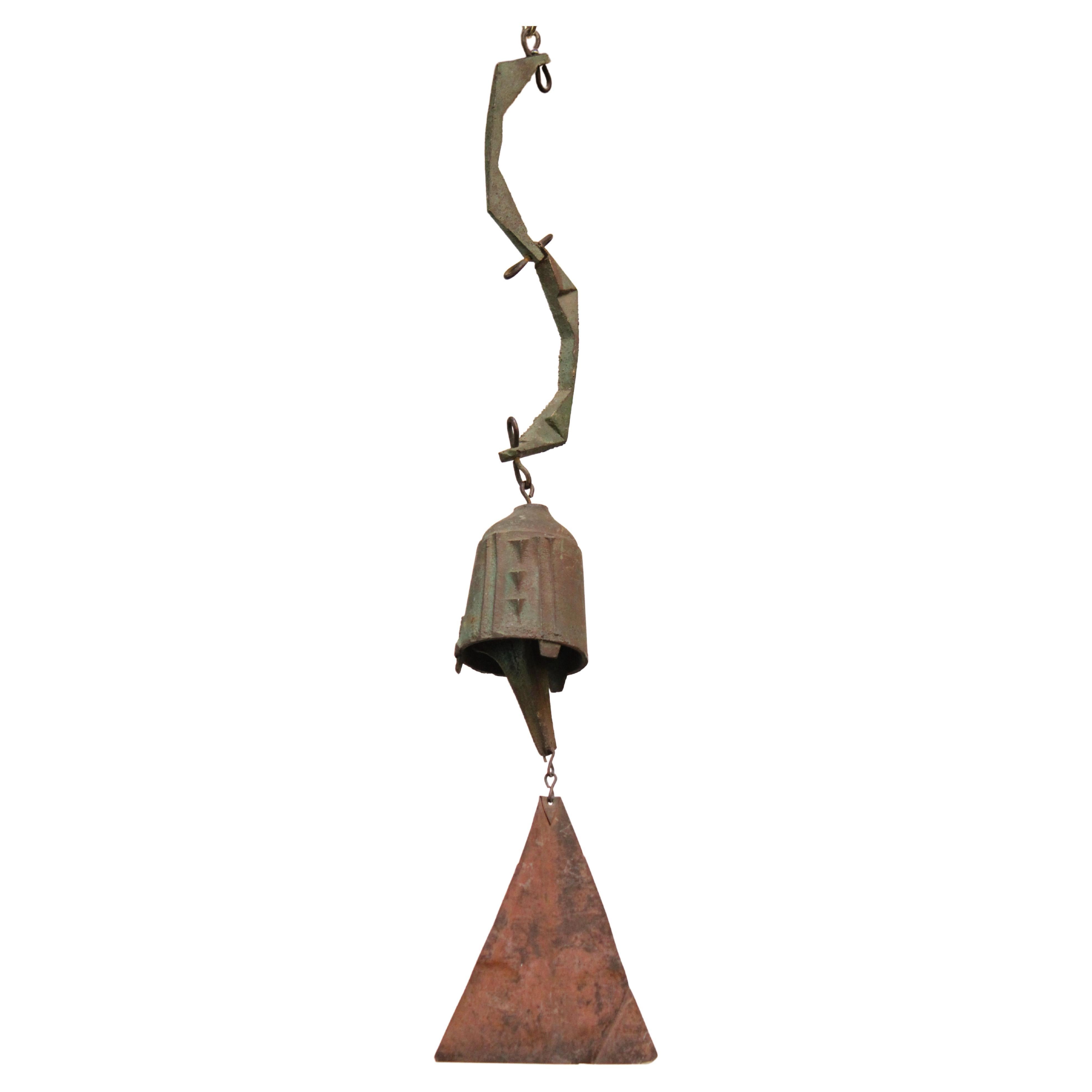 Paolo Soleri for Arconsanti Vintage Patinated Bronze Bell / Wind Chime