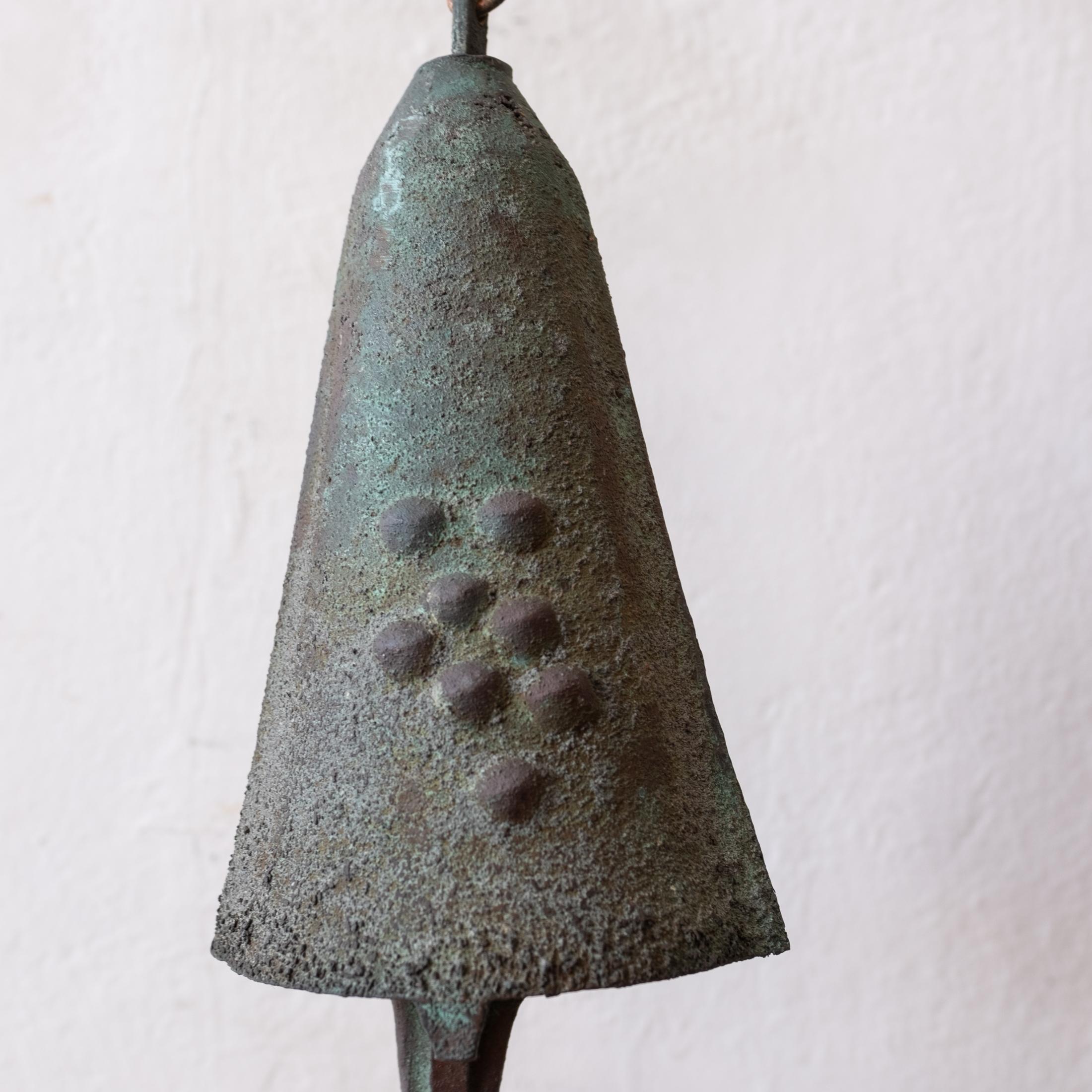 Mid-Century Modern Paolo Soleri Hanging Bronze Bell 1960s