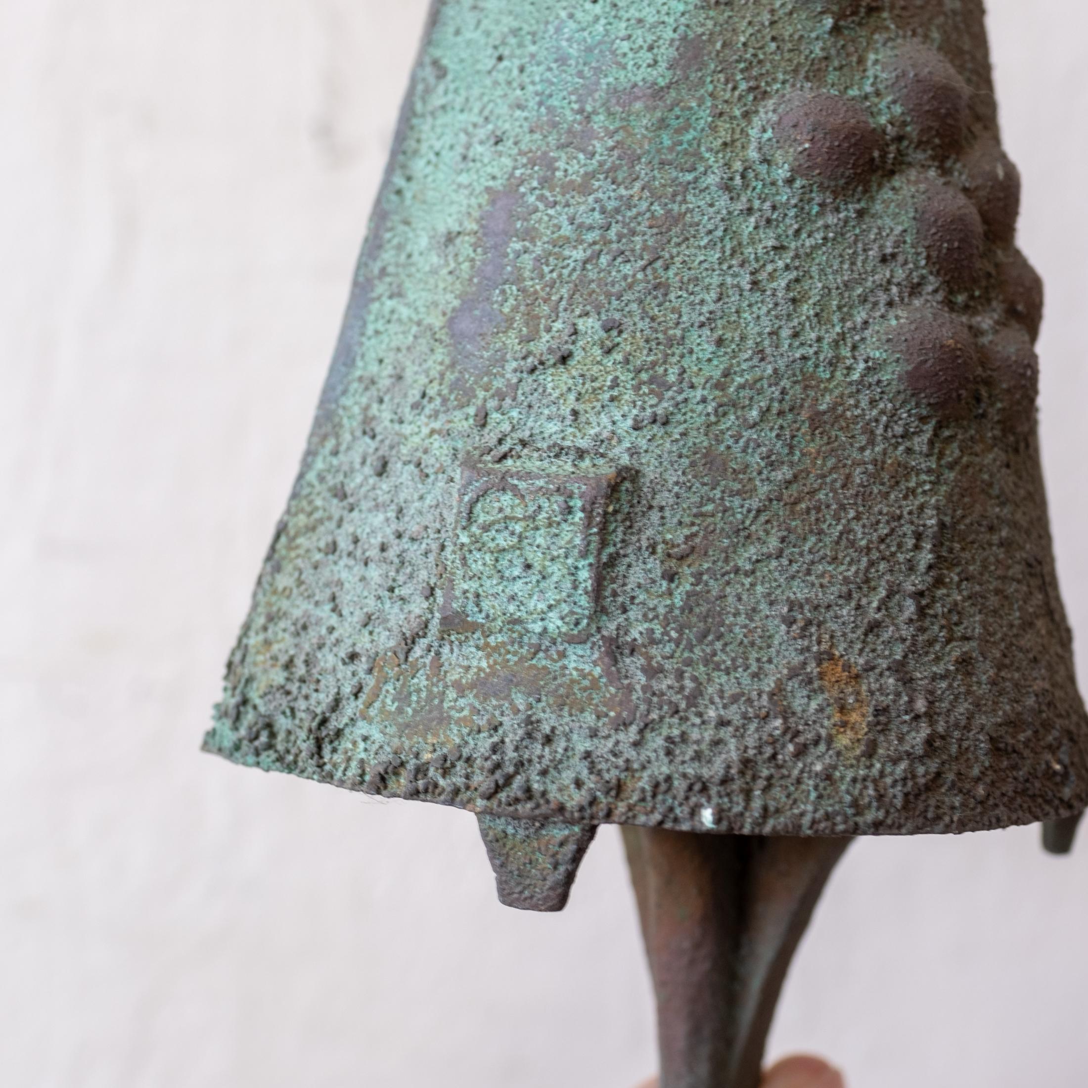 North American Paolo Soleri Hanging Bronze Bell 1960s