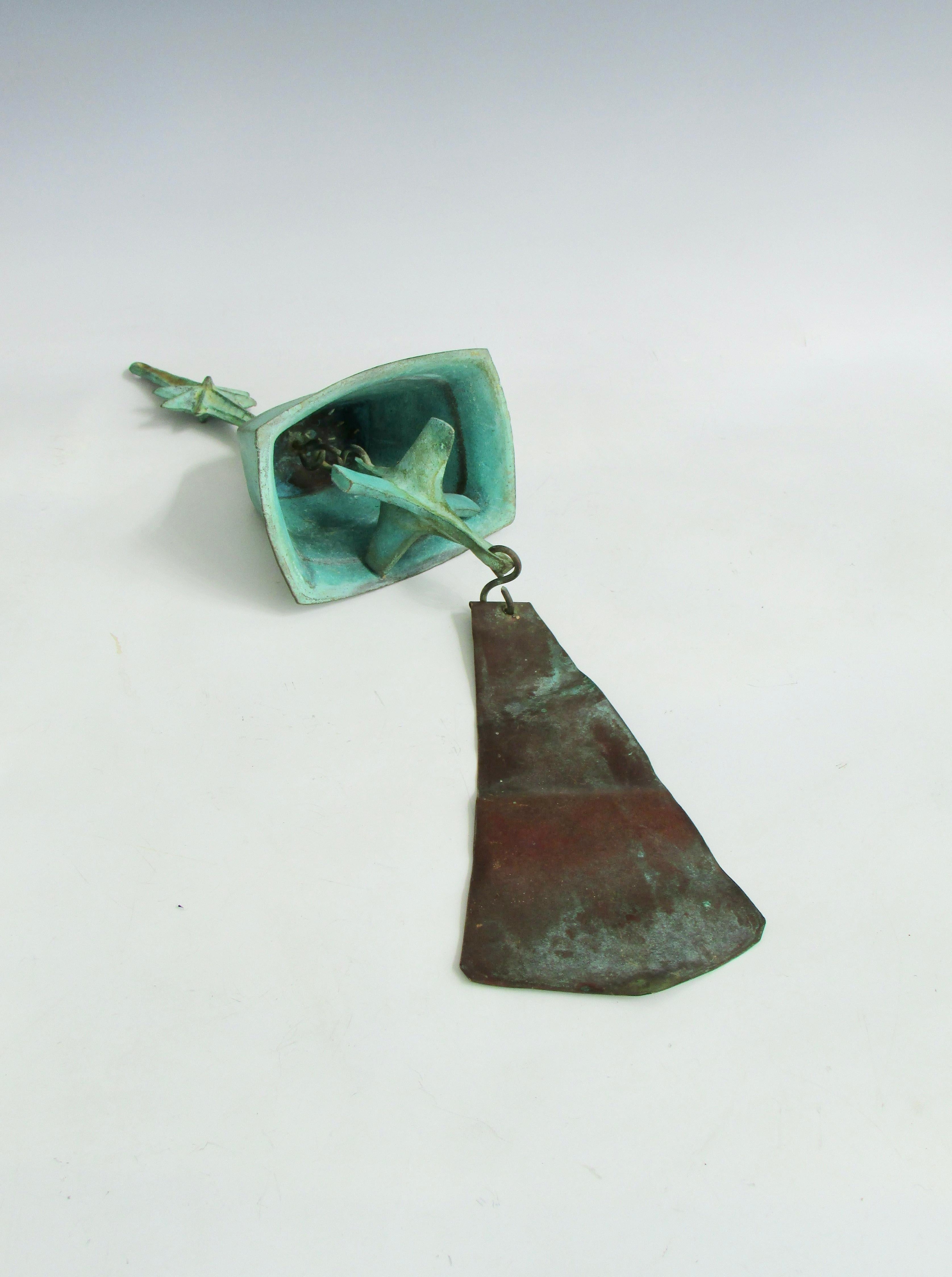 Mid-20th Century Paolo Soleri Hanging Bronze Bell