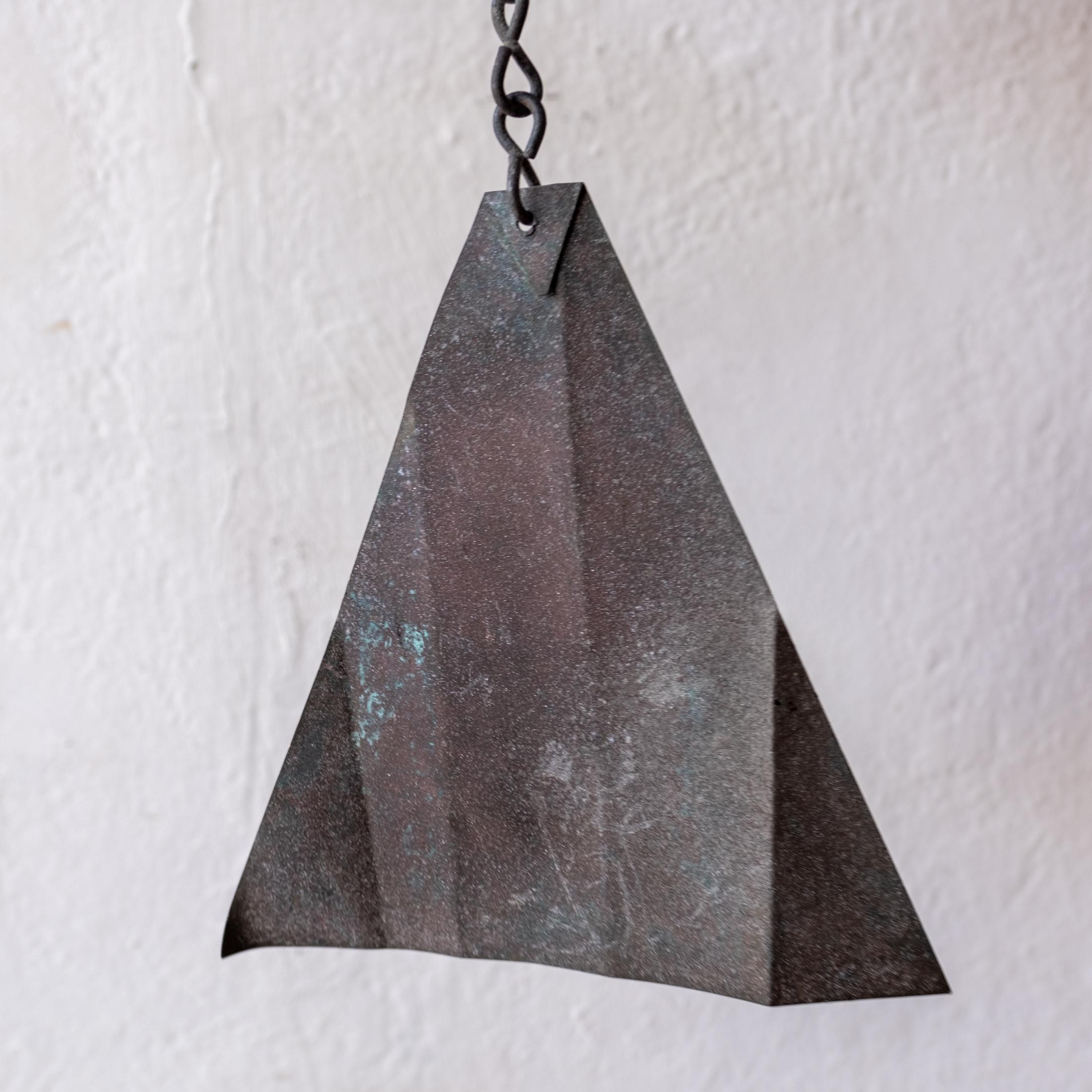 Paolo Soleri Large Hanging Bronze Bell 1960s 6