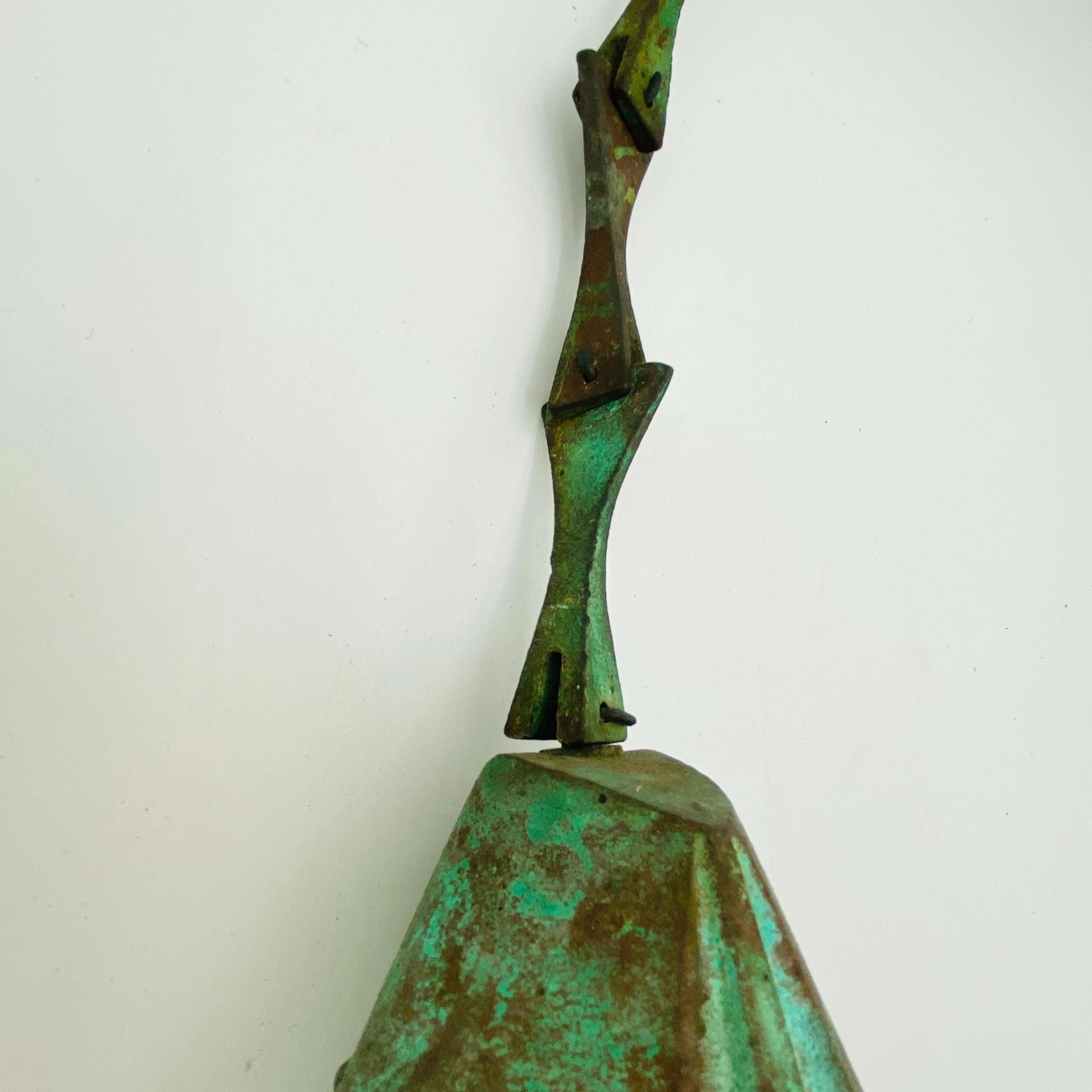 Paolo Soleri Escultura Colgante Campana de Viento de Bronce, Circa 1960s en venta 3