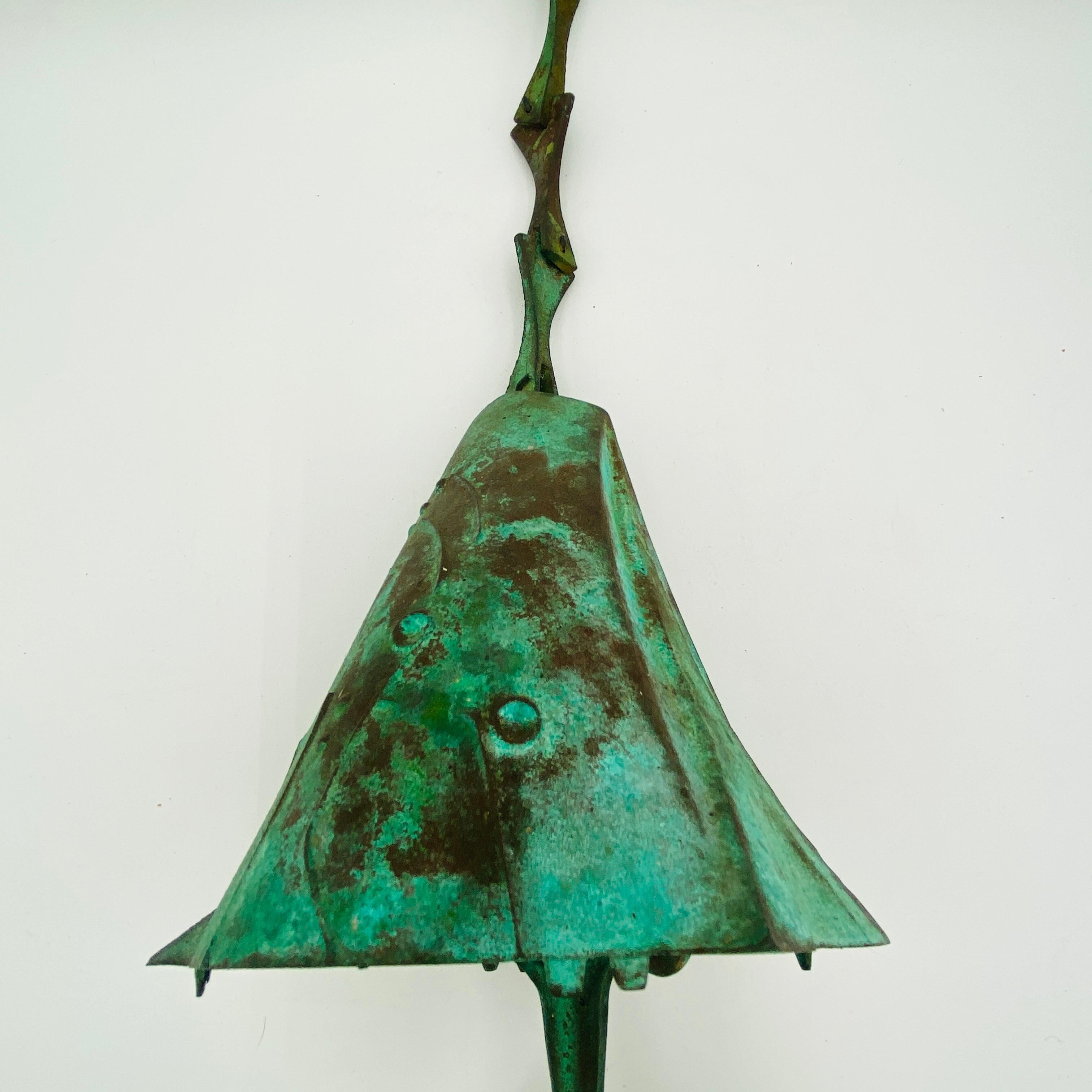 Paolo Soleri Escultura Colgante Campana de Viento de Bronce, Circa 1960s en venta 4