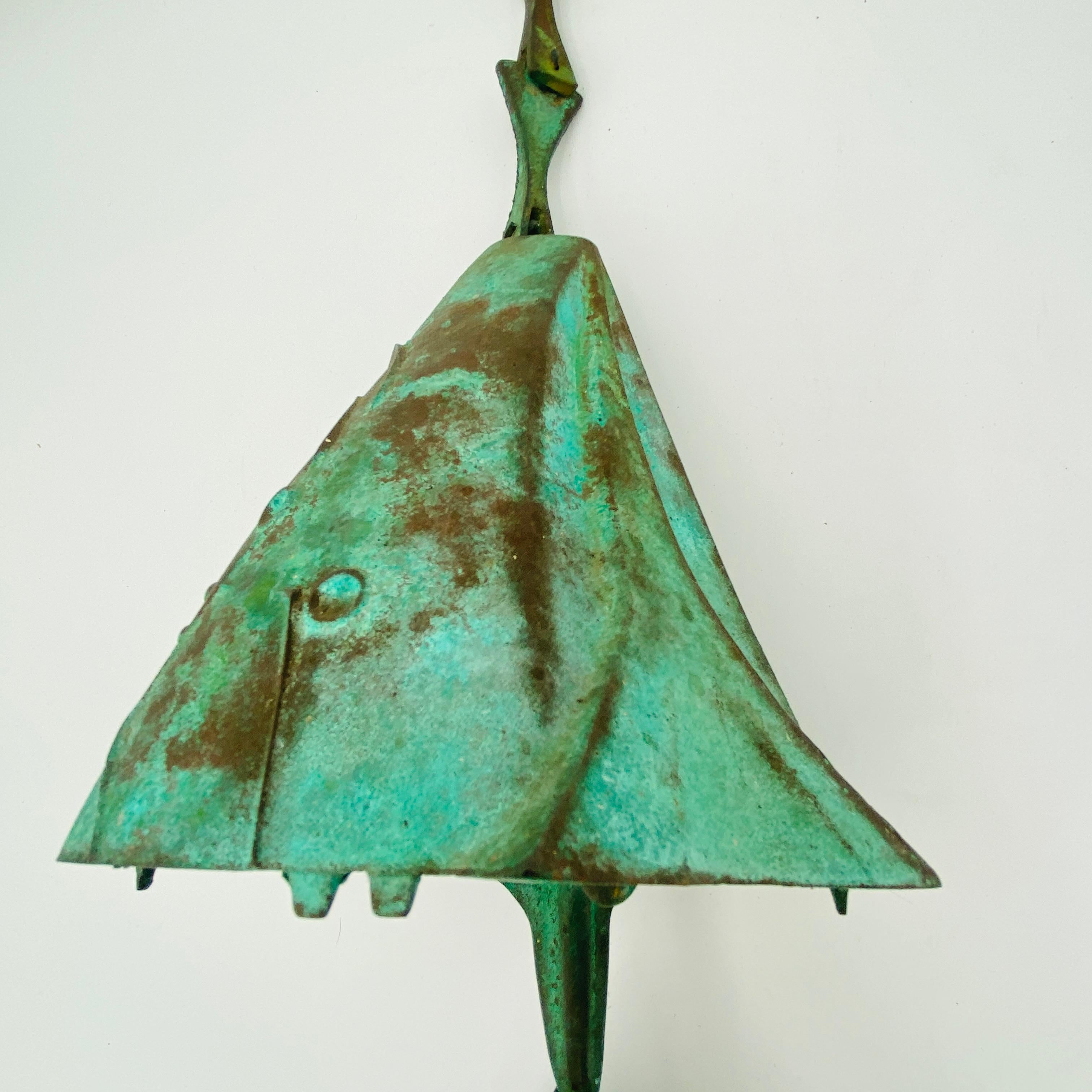 Paolo Soleri Escultura Colgante Campana de Viento de Bronce, Circa 1960s en venta 5