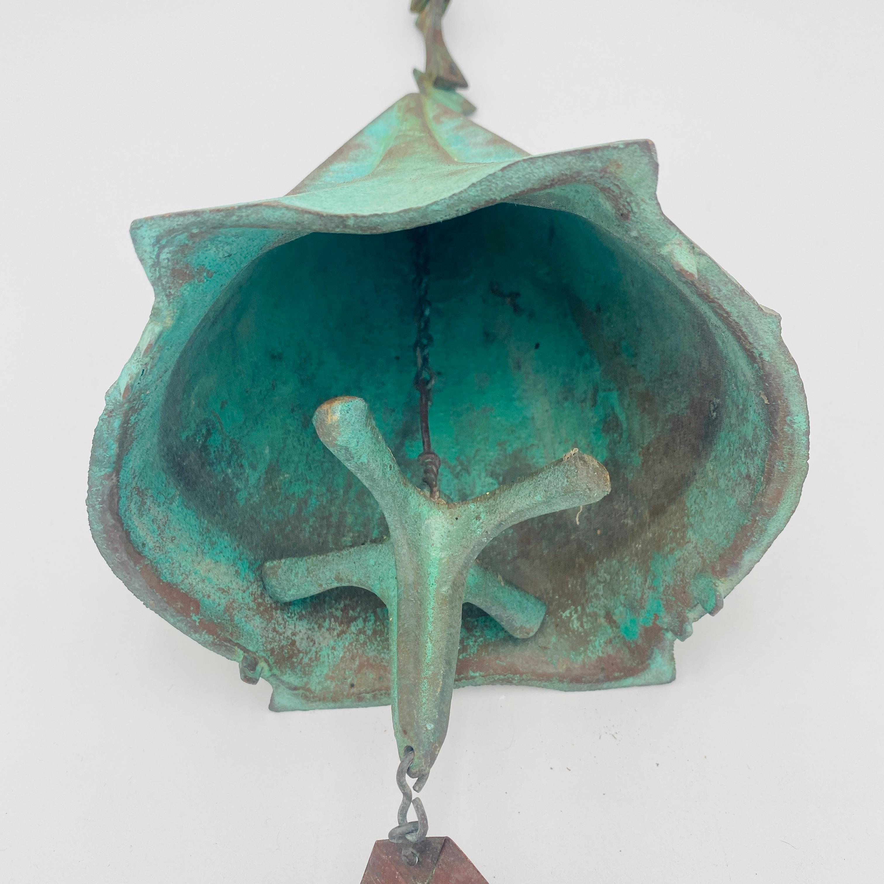 Paolo Soleri Escultura Colgante Campana de Viento de Bronce, Circa 1960s en venta 7