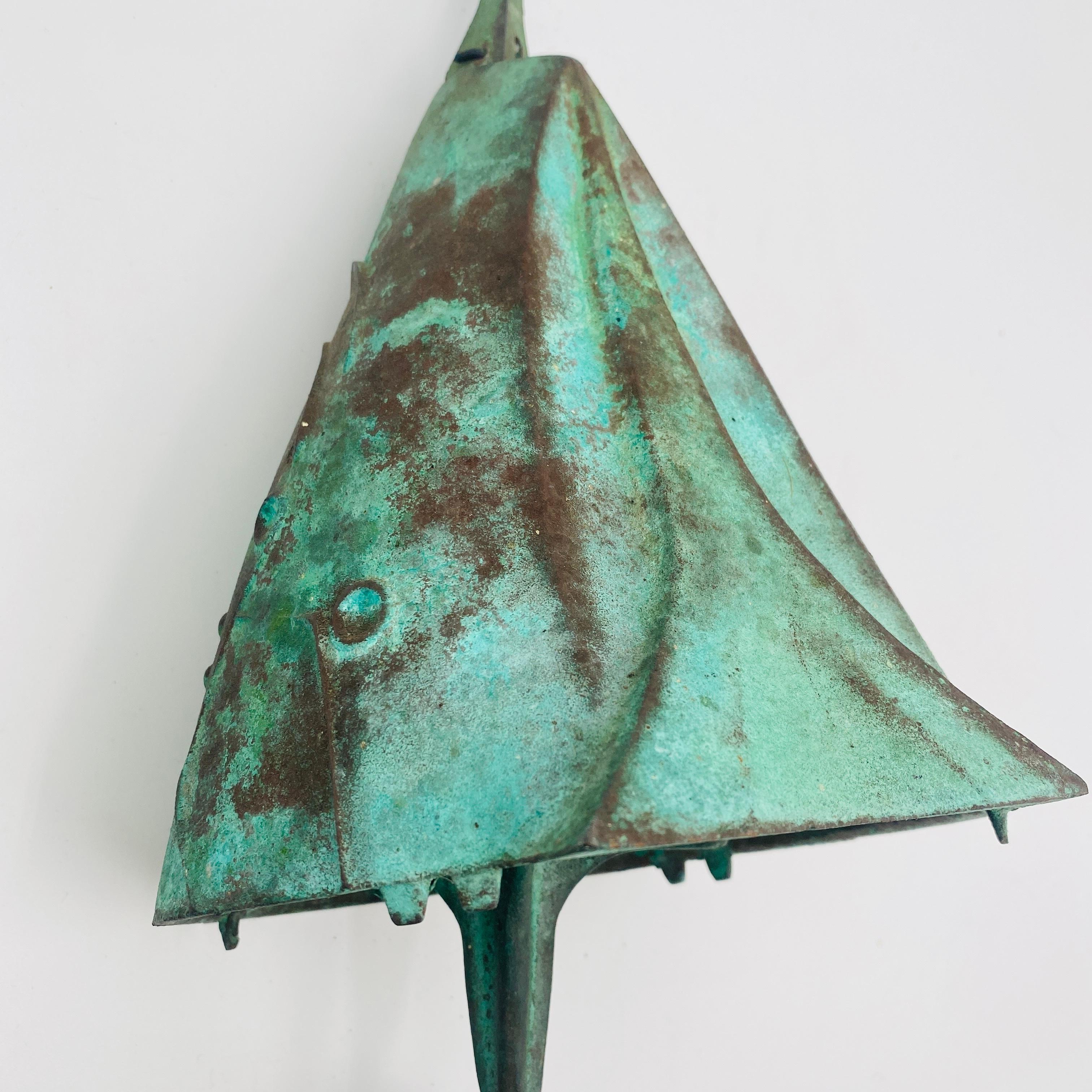 Paolo Soleri Escultura Colgante Campana de Viento de Bronce, Circa 1960s en venta 8