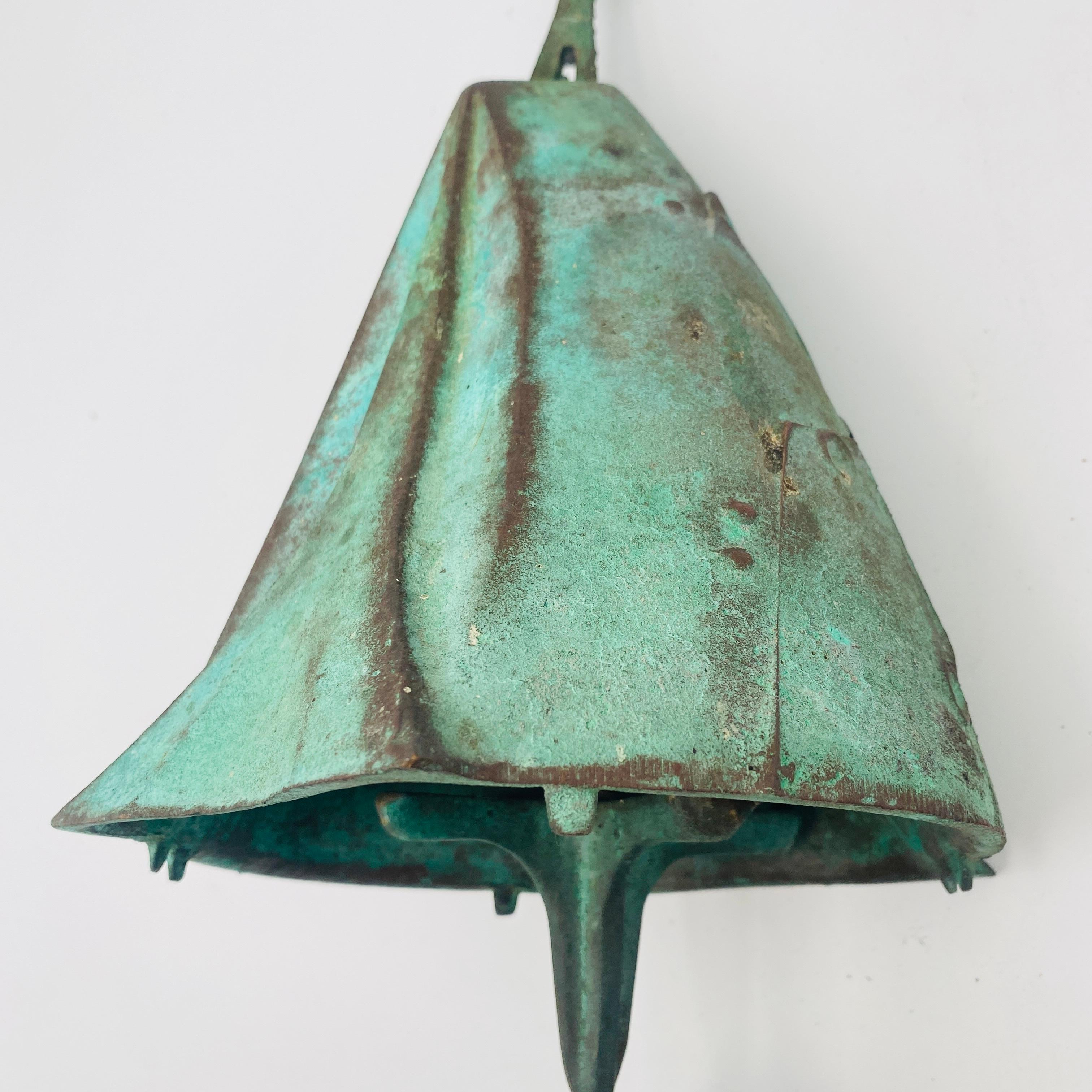 Paolo Soleri Escultura Colgante Campana de Viento de Bronce, Circa 1960s en venta 9